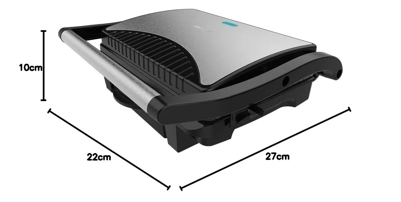 Cecotec Rock'nGrill Dark 1000 Electric Grill, 1000 W, Stone Coating, 25.4 x 17.5 cm - immagine 7