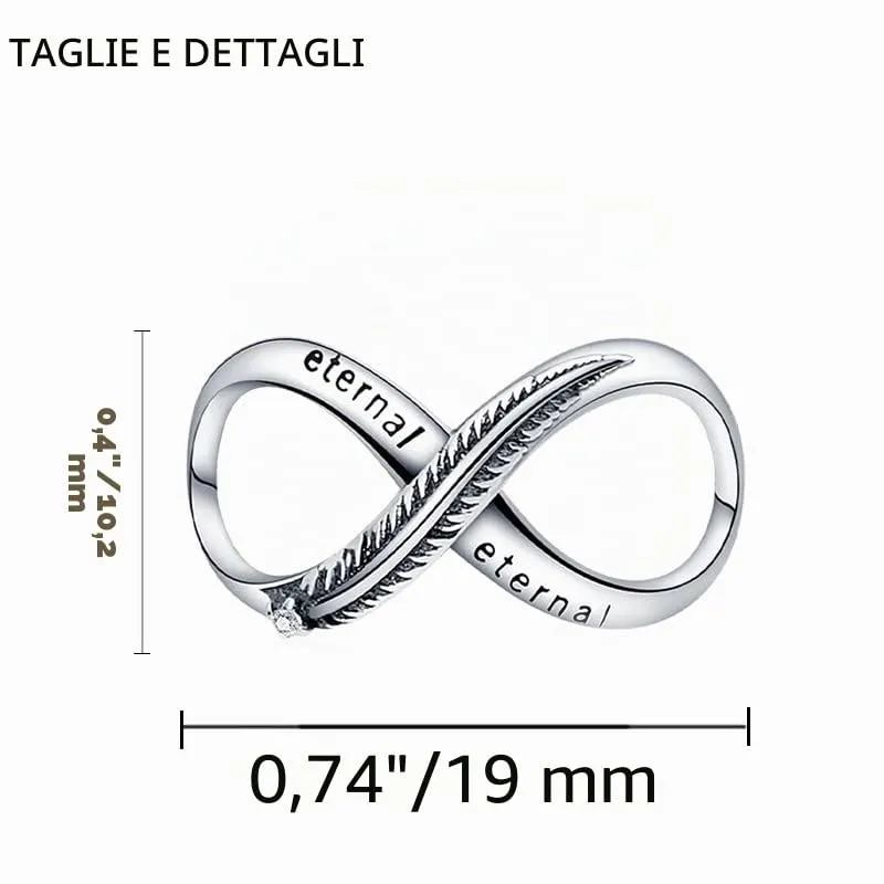 TINSLO Bead Charm in Argento Sterling 925 con Cubic Zirconia per Braccialetti e Collane Europei - immagine 5