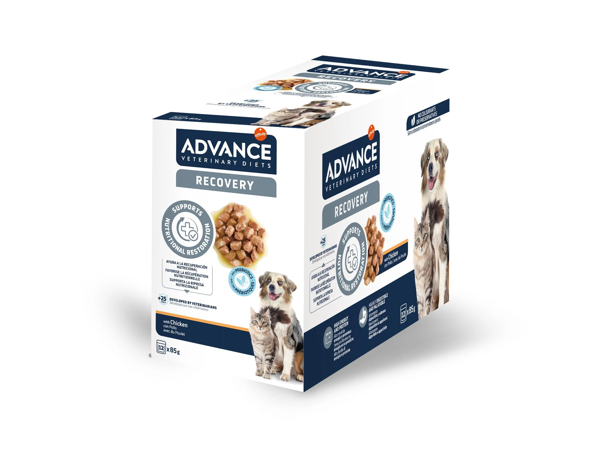 Affinity Advance Veterinary Diets Recovery Cibo Umido per Cani e Gatti, 11 bustine da 100g - immagine 1