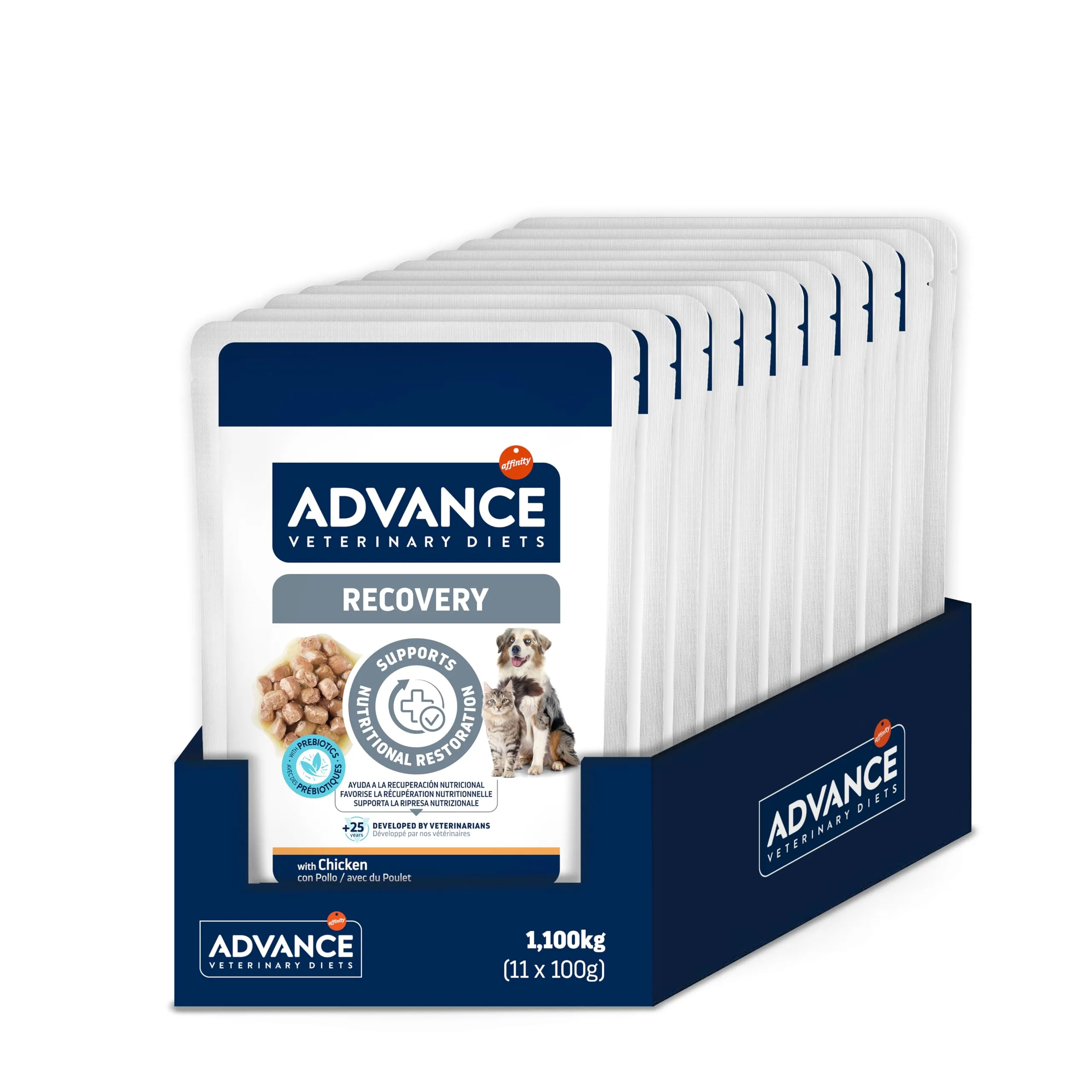 Affinity Advance Veterinary Diets Recovery Cibo Umido per Cani e Gatti, 11 bustine da 100g - immagine 2