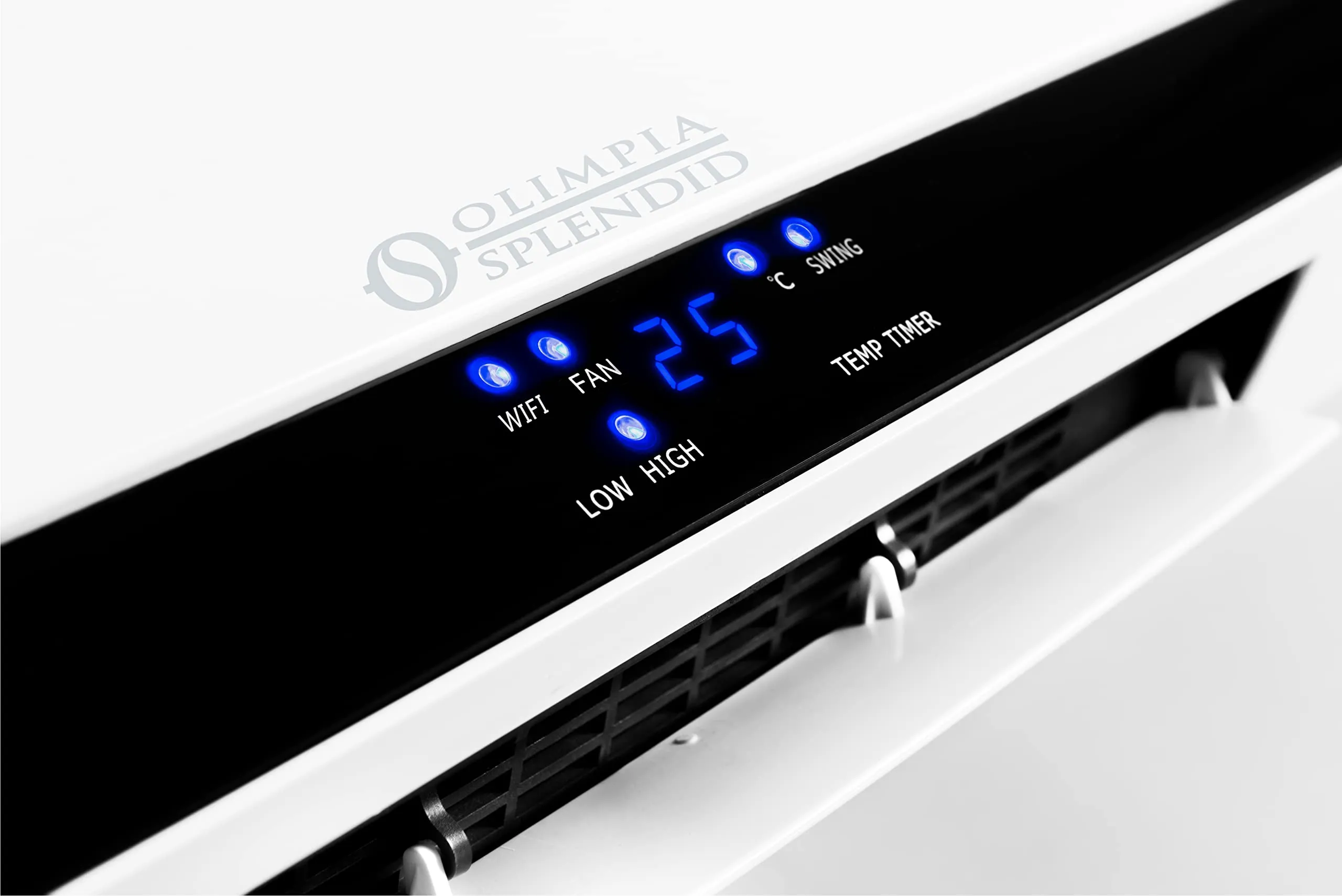 Olimpia Splendid 99261 Caldo Up T WiFi Termoventilatore Ceramico a Parete con Telecomando e Timer, 2000 W, Bianco - immagine 2