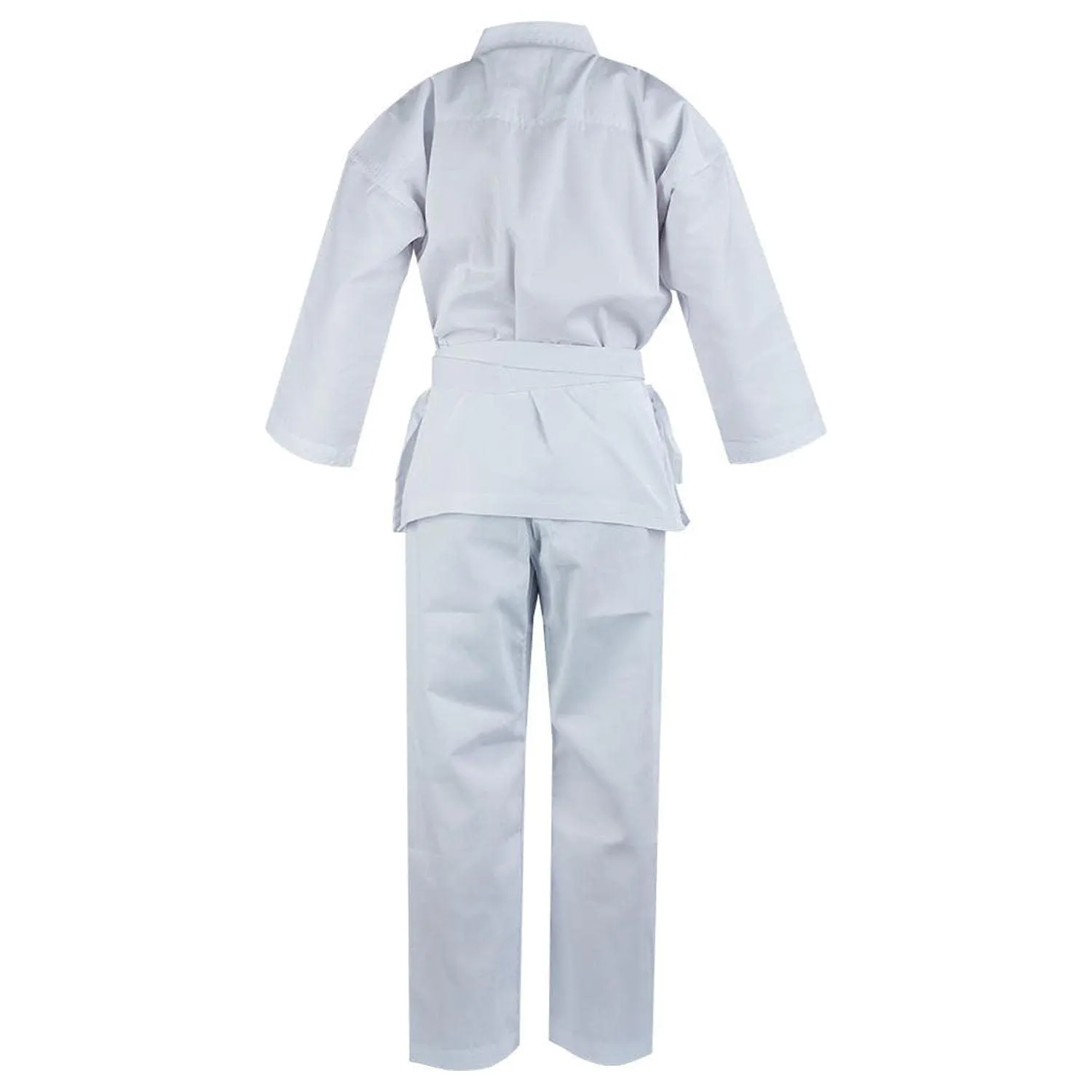 Mytra Fusion Karate Gi con Cintura per Adulto, 200g, Bianco, 7/200 - immagine 4