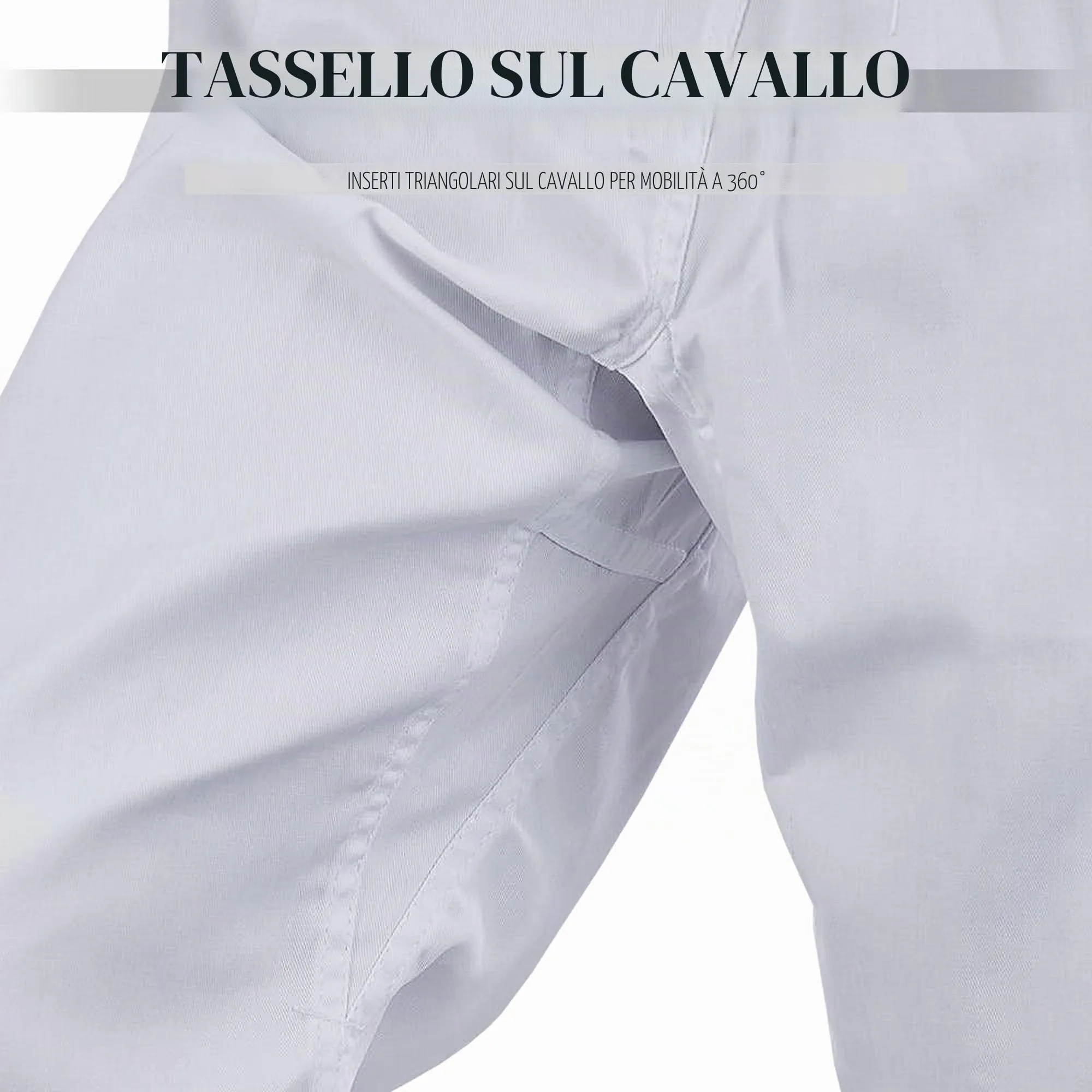 Mytra Fusion Karate Gi con Cintura per Adulto, 200g, Bianco, 7/200 - immagine 6