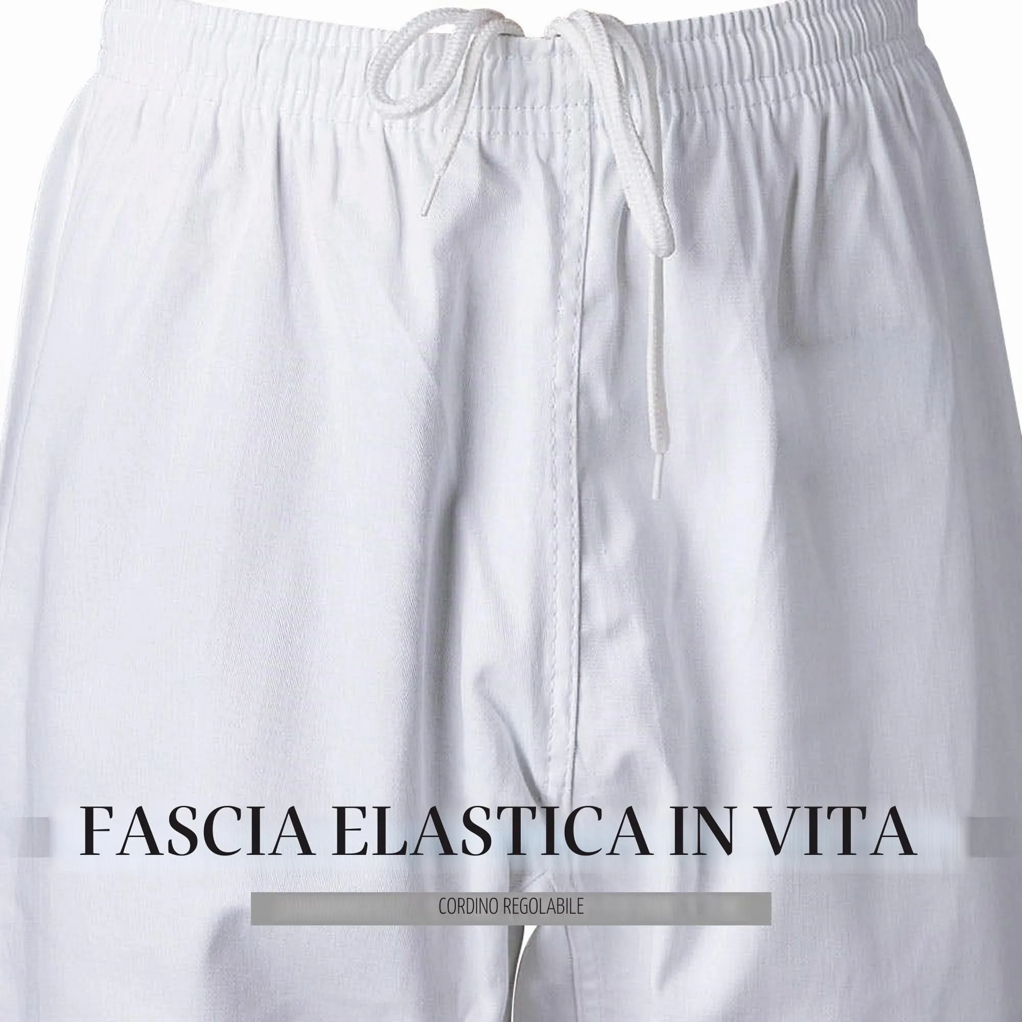 Mytra Fusion Karate Gi con Cintura per Adulto, 200g, Bianco, 7/200 - immagine 7