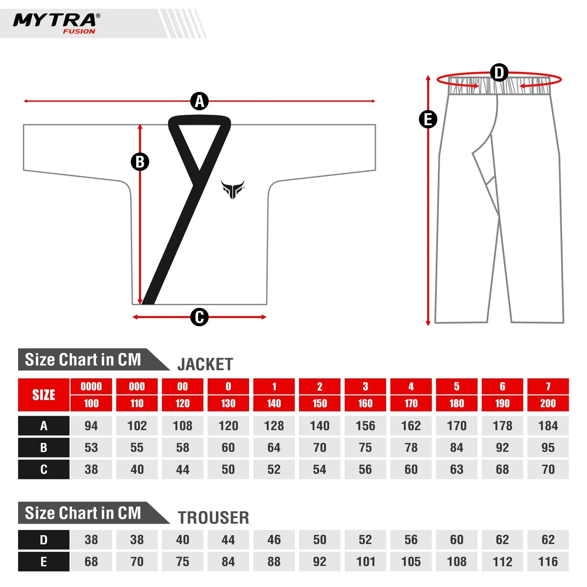 Mytra Fusion Karate Gi con Cintura, Tuta Arti Marziali 200g per Uomo e Donna, Bianco, 6/190 - immagine 3