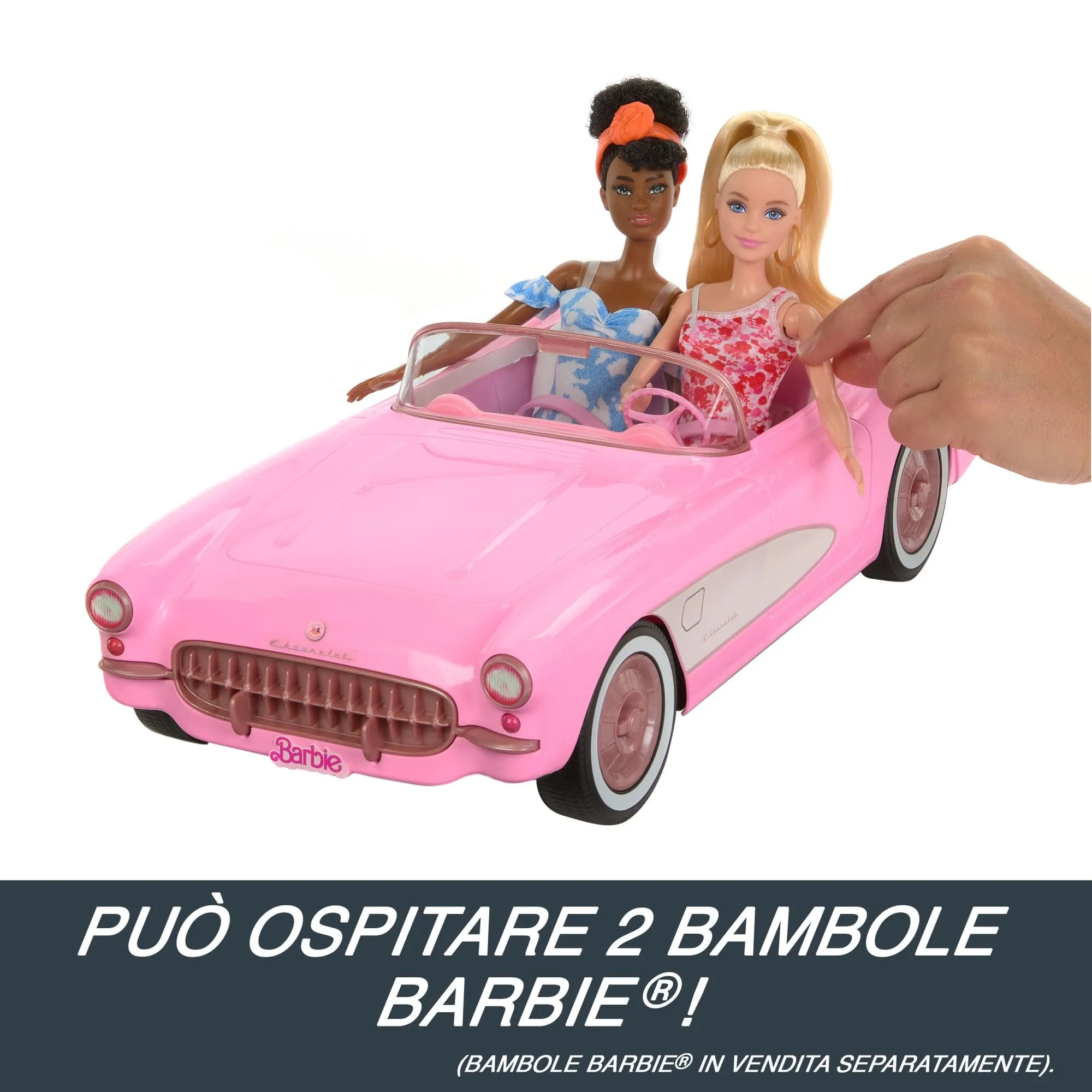 Hot Wheels Barbie Corvette RC Modello Radiocomandato HPW40 - immagine 4