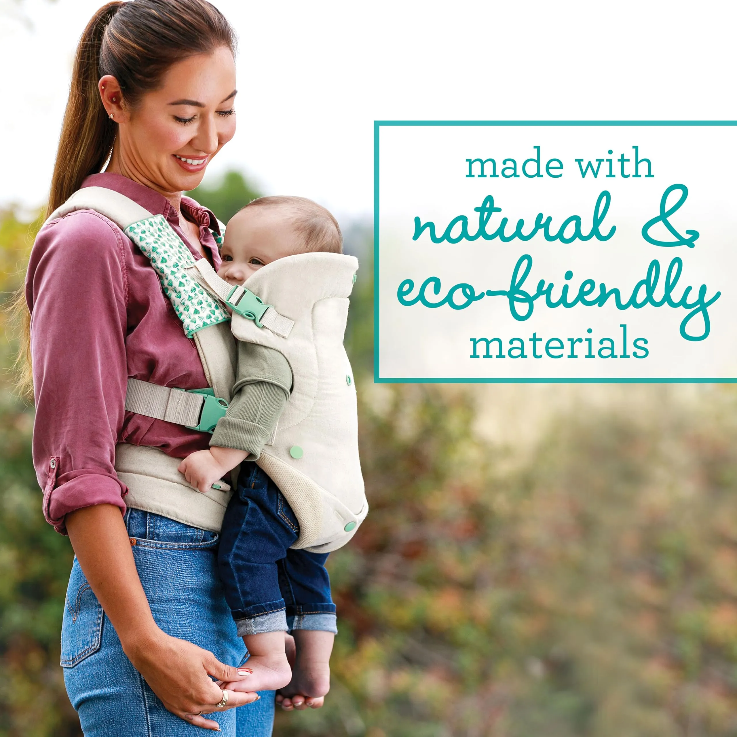Infantino Nature & Nurture 4-in-1 Flip Advanced Baby Carrier, 3.6 to 14.5 kg - immagine 3