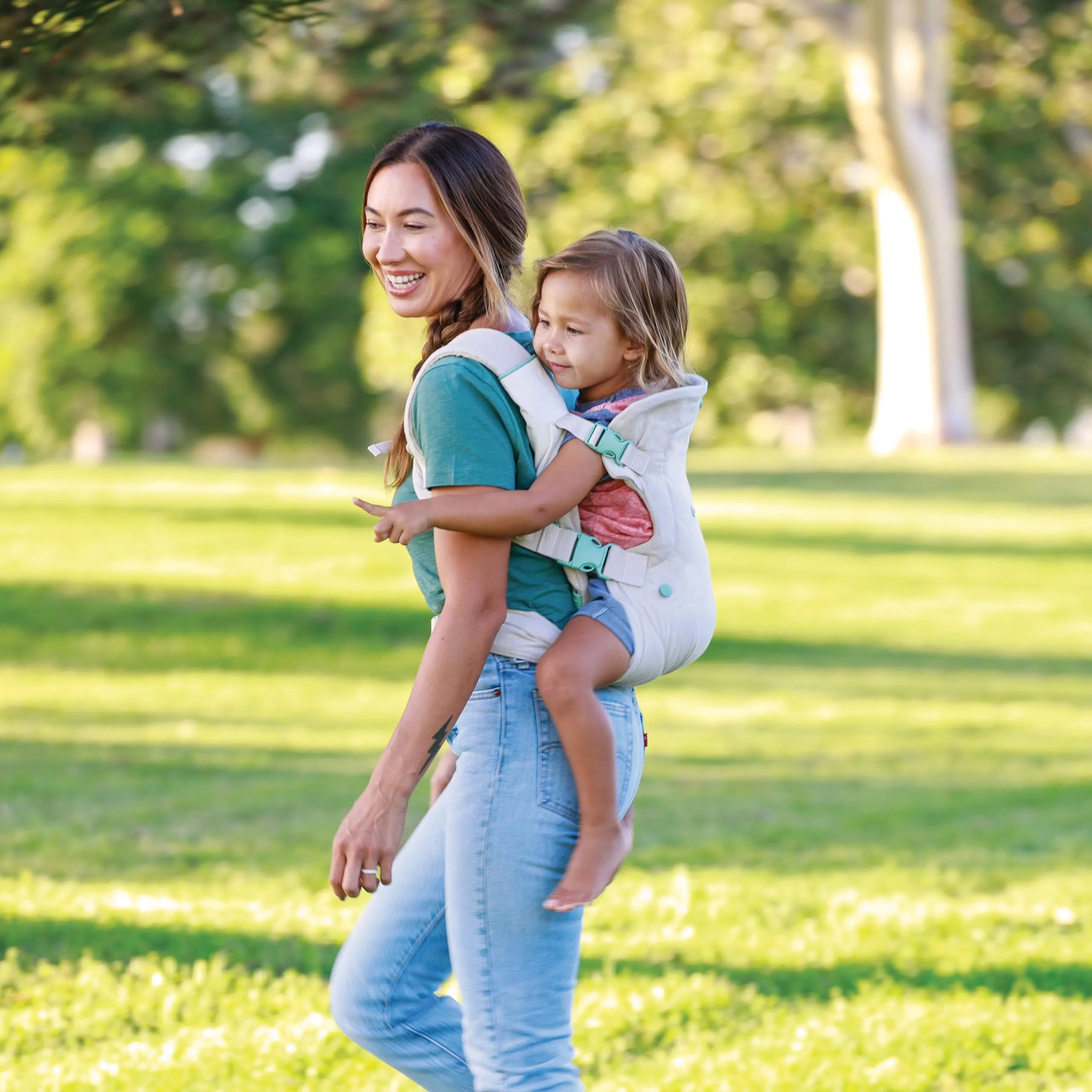 Infantino Nature & Nurture 4-in-1 Flip Advanced Baby Carrier, 3.6 to 14.5 kg - immagine 7