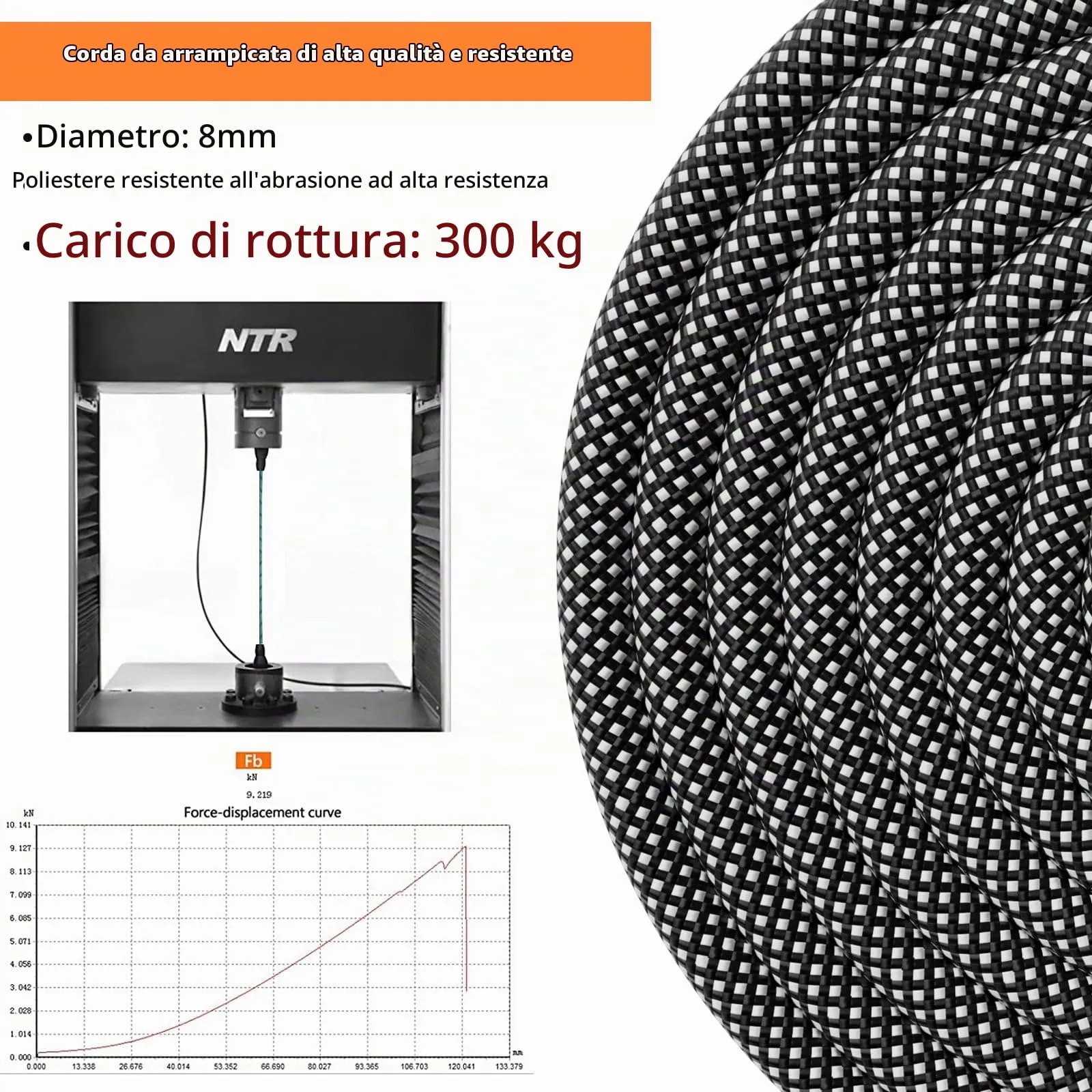X XBEN Guinzaglio Addestramento per Cani, 25M x 8mm, Corda di Nylon con Gancio di Sicurezza e Maniglia Imbottita - immagine 5