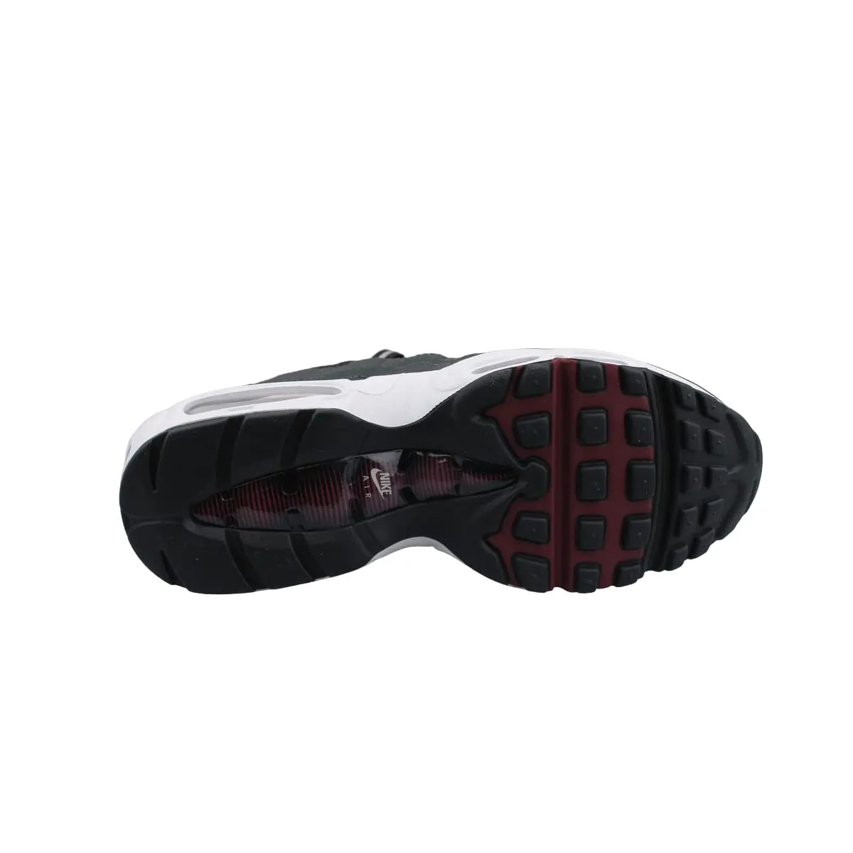 Nike Air Max 95 Men's Sneaker, Anthracite Black Team Red Summit White, 45 EU - immagine 5