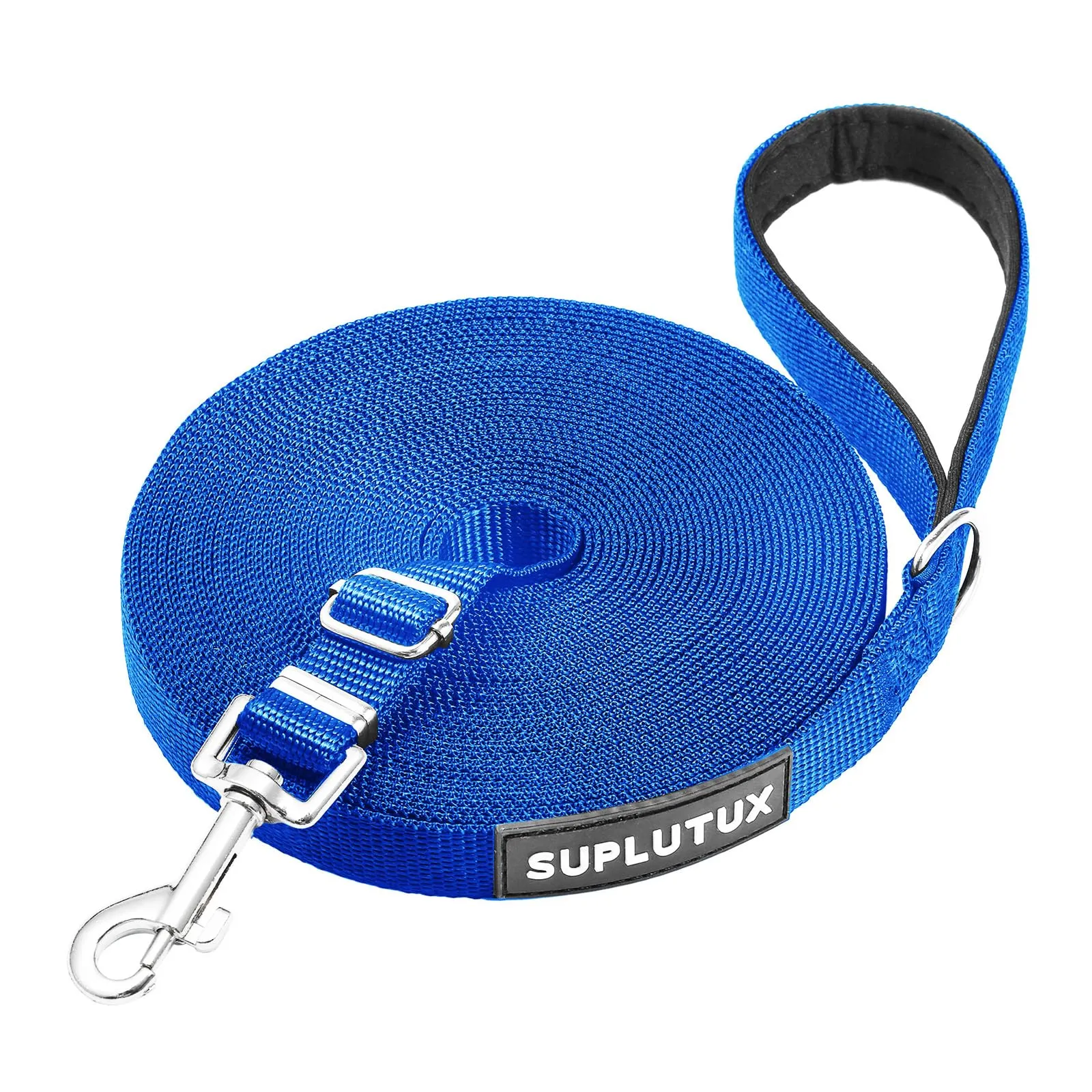 SuplutuX Guinzaglio per Cani Addestramento Regolabile 10m, Blu - immagine 1