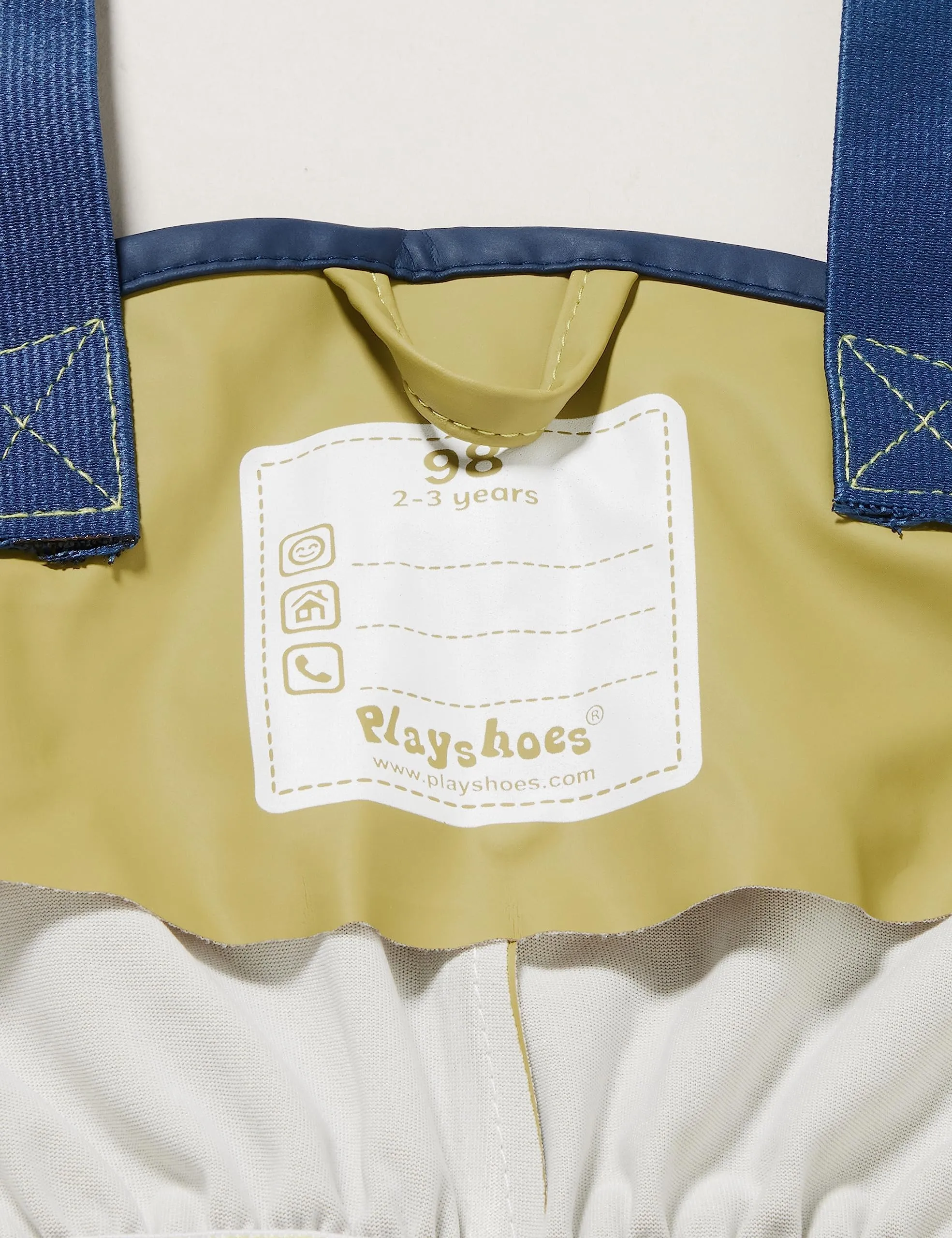 Playshoes Pantaloni Fango Salopette Antipioggia Sfoderati Unisex Bambini e Ragazzi, Oliva, 92 - immagine 9