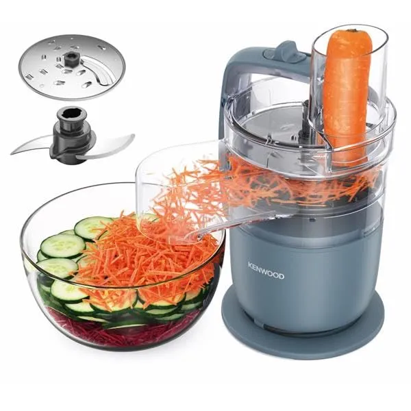 Kenwood MultiPro Go FDP22.130GY Robot Tritatutto da Cucina, Tagliaverdure Elettrico con Accessorio Express Serve, Ciotola 1.3L, 650W - immagine 4