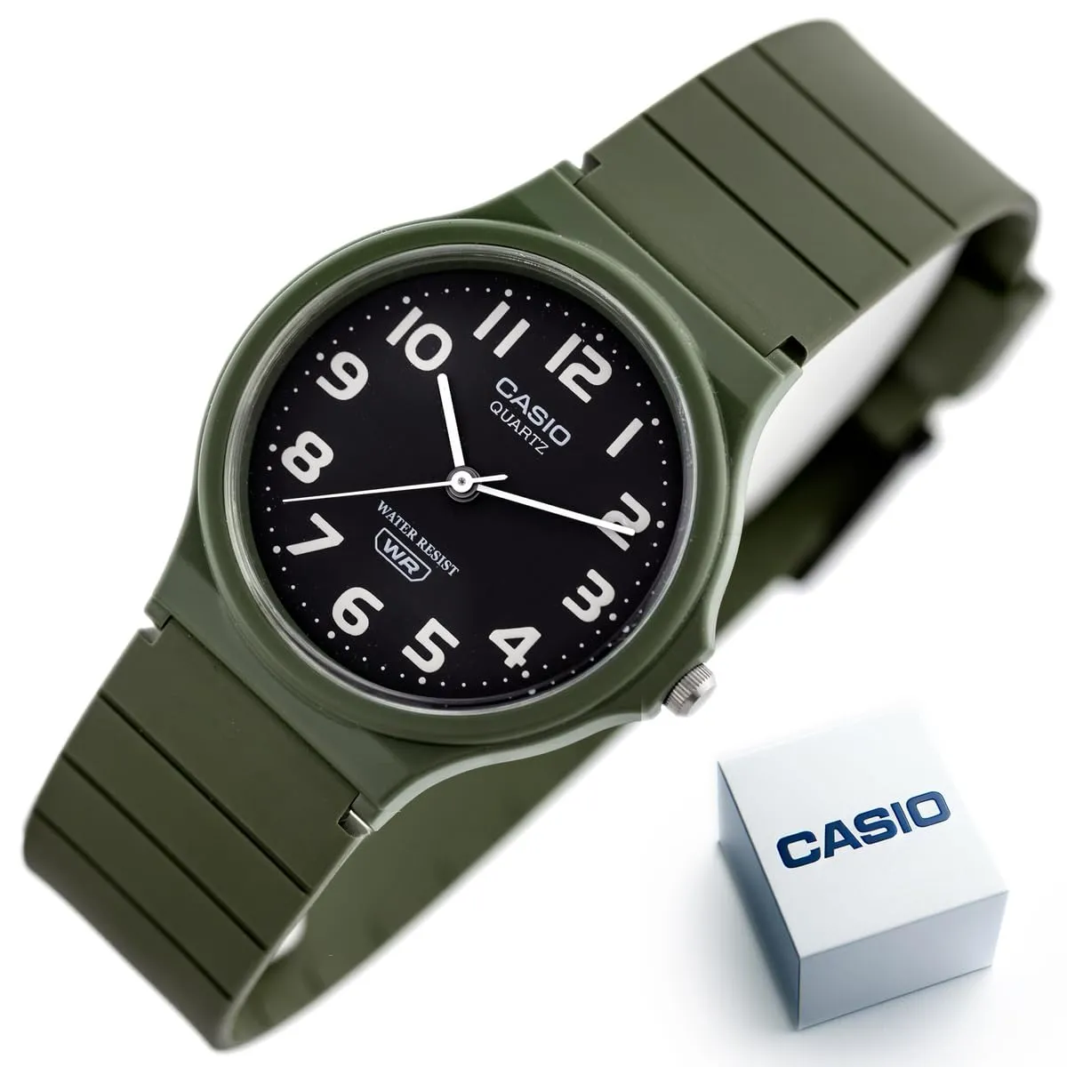 Casio MQ-24UC-3BDF Orologio analogico verde/nero - immagine 8