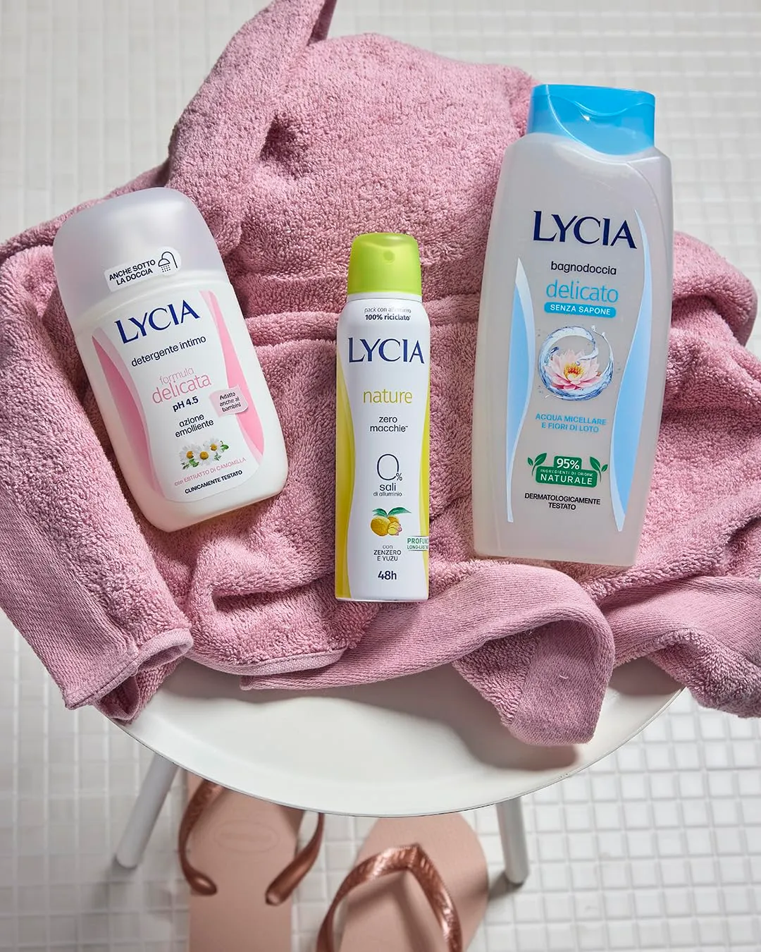 Lycia Bagnoschiuma Delicato con Acqua Micellare e Fiore di Loto, 750 ml - immagine 3