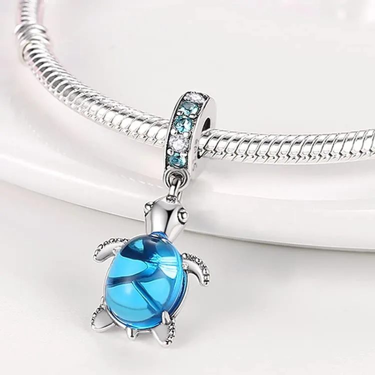 TINSLO Bead Charm in Argento Sterling 925 con Cubic Zirconia per Braccialetti e Collane europei - immagine 2