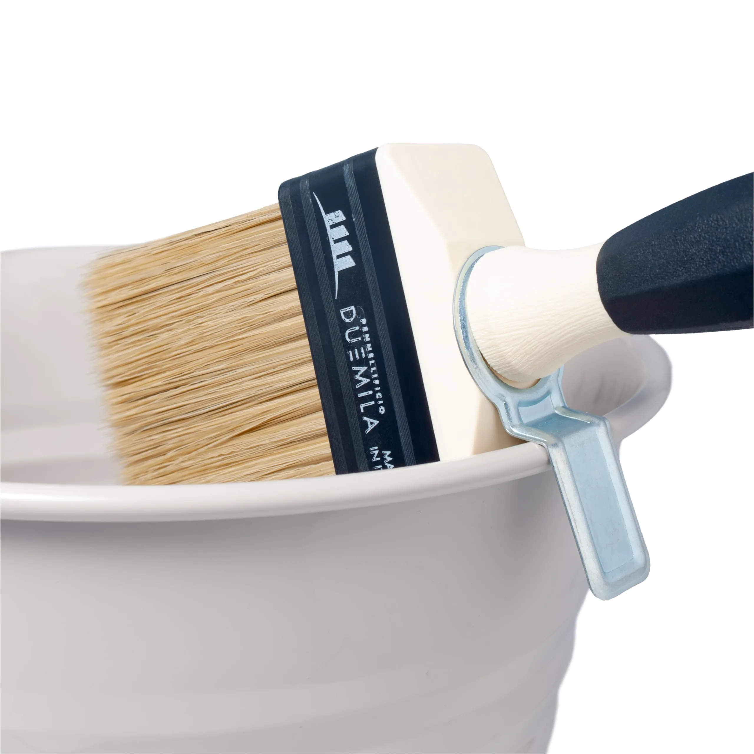 Pennellificio 2000 Pennello Plafone con Manico in Plastica per Muri Interni ed Esterni, 3x7 cm - immagine 6