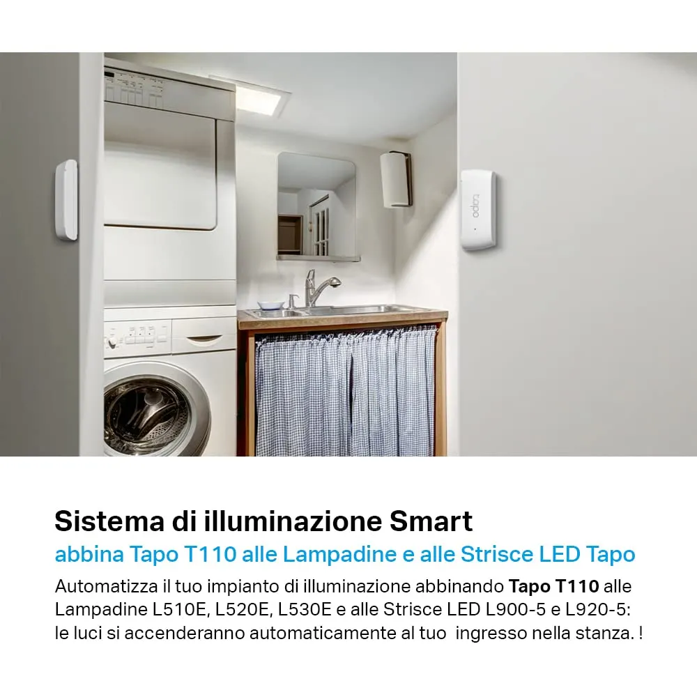 Tapo T110 Sensore di Contatto Smart per Porte e Finestre (Hub Richiesto) - immagine 4