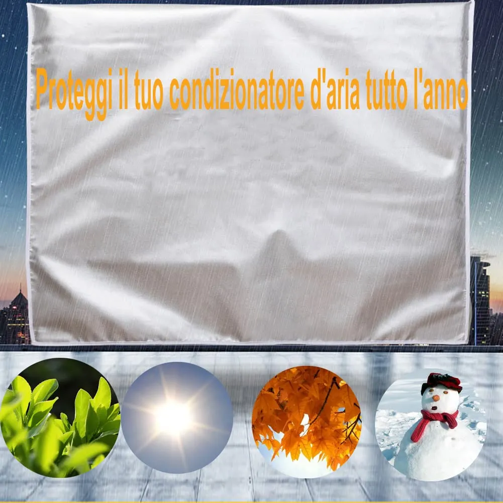 Jeffica Copri Condizionatore da Esterno Universale, Impermeabile e Antipolvere, 105 x 40 x 75 cm - immagine 7