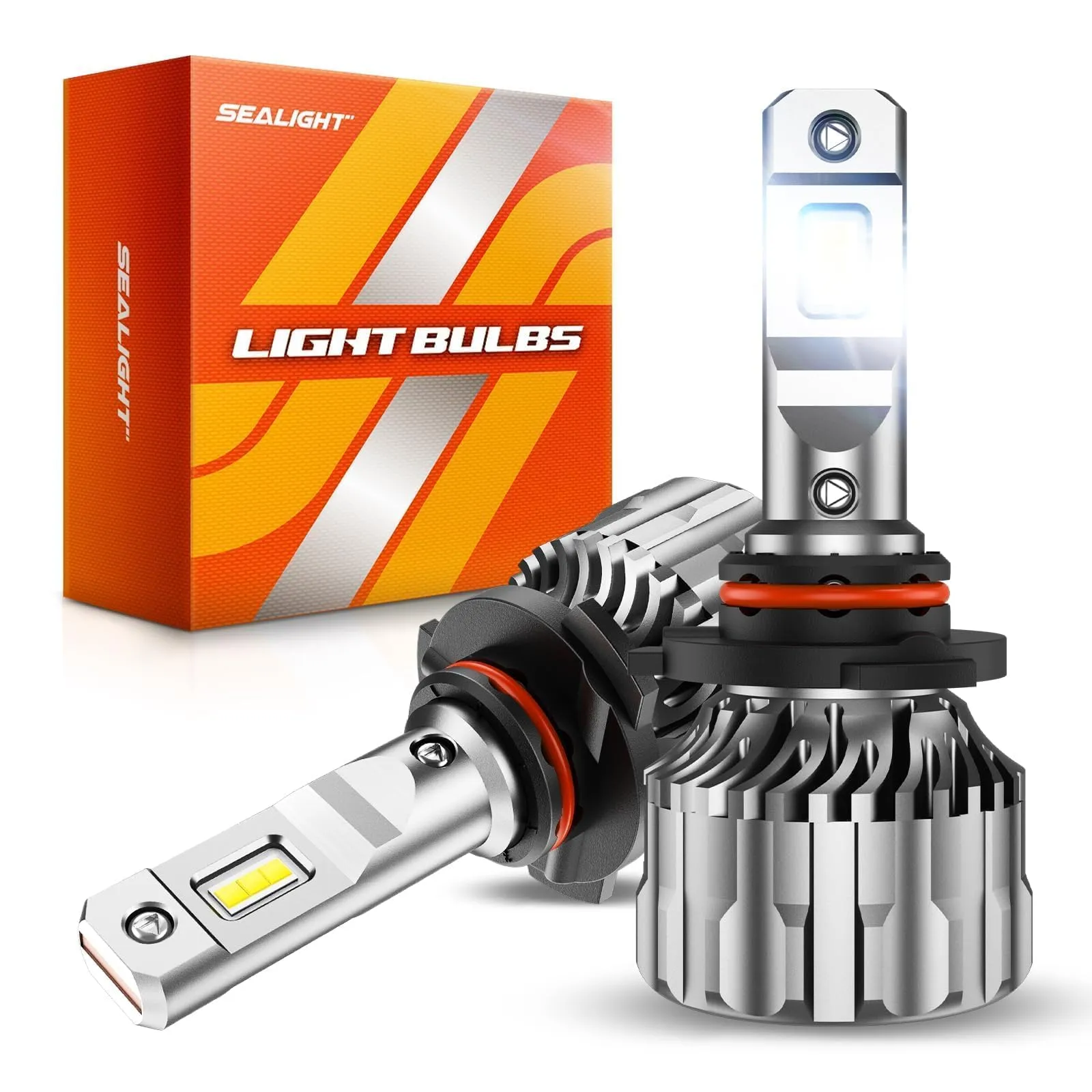 SEALIGHT 9005/HB3 LED Bulbs, 70000LM, 6500K Cool White with Fan - immagine 1