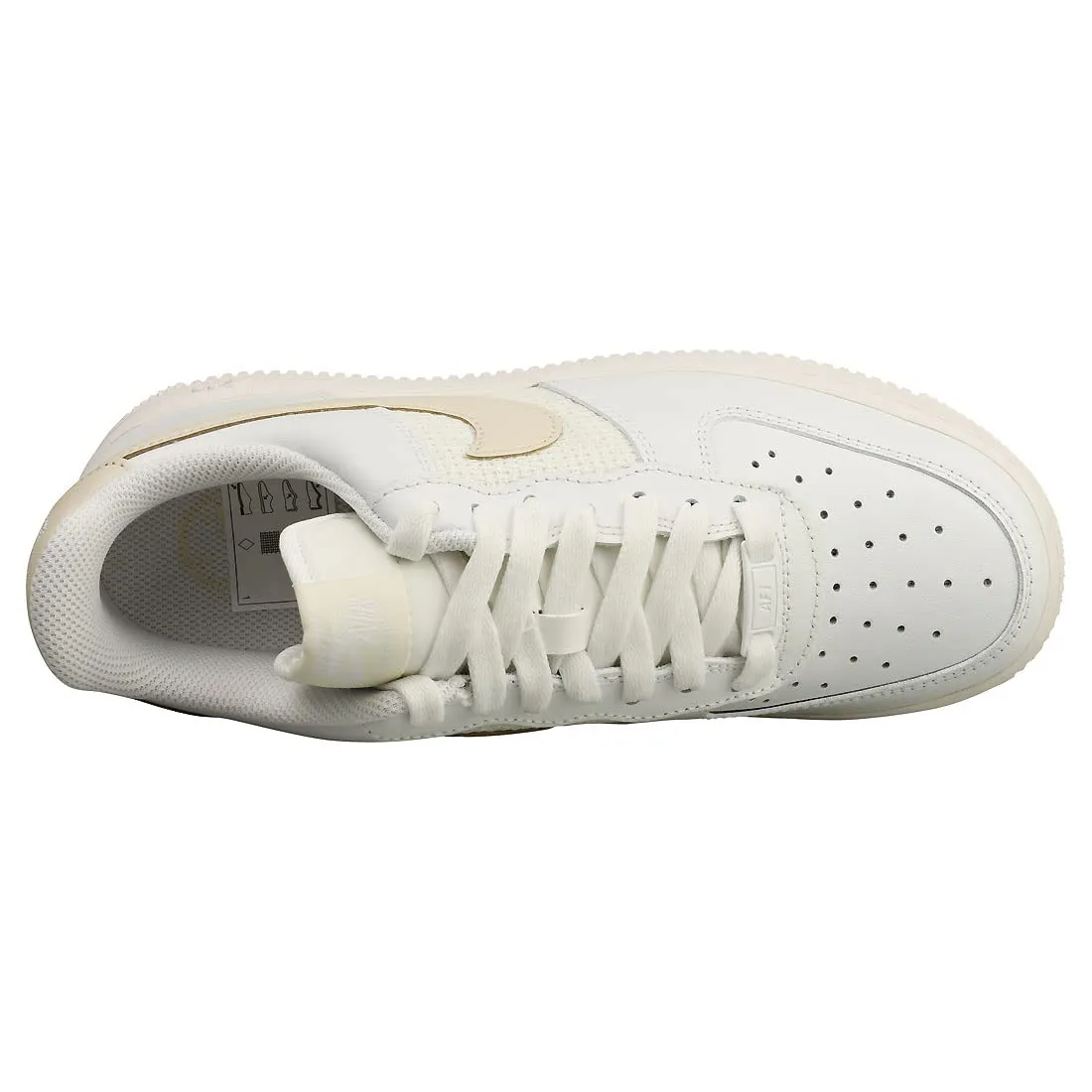 Nike Air Force 1 Basse Donna DJ9945-100 Fossil 38.5 EU - immagine 8