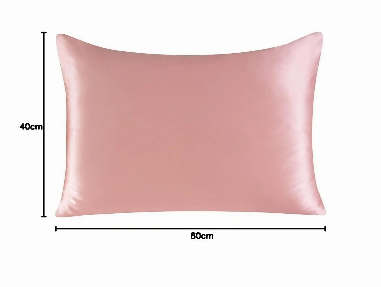 townssilk Federa in seta di gelso 19 momme, 40x80cm, Salmone - immagine 10