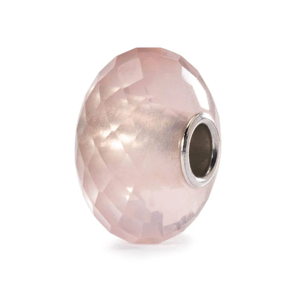 Trollbeads Charm in Sterling Silver 925, Rose Quartz - immagine 1