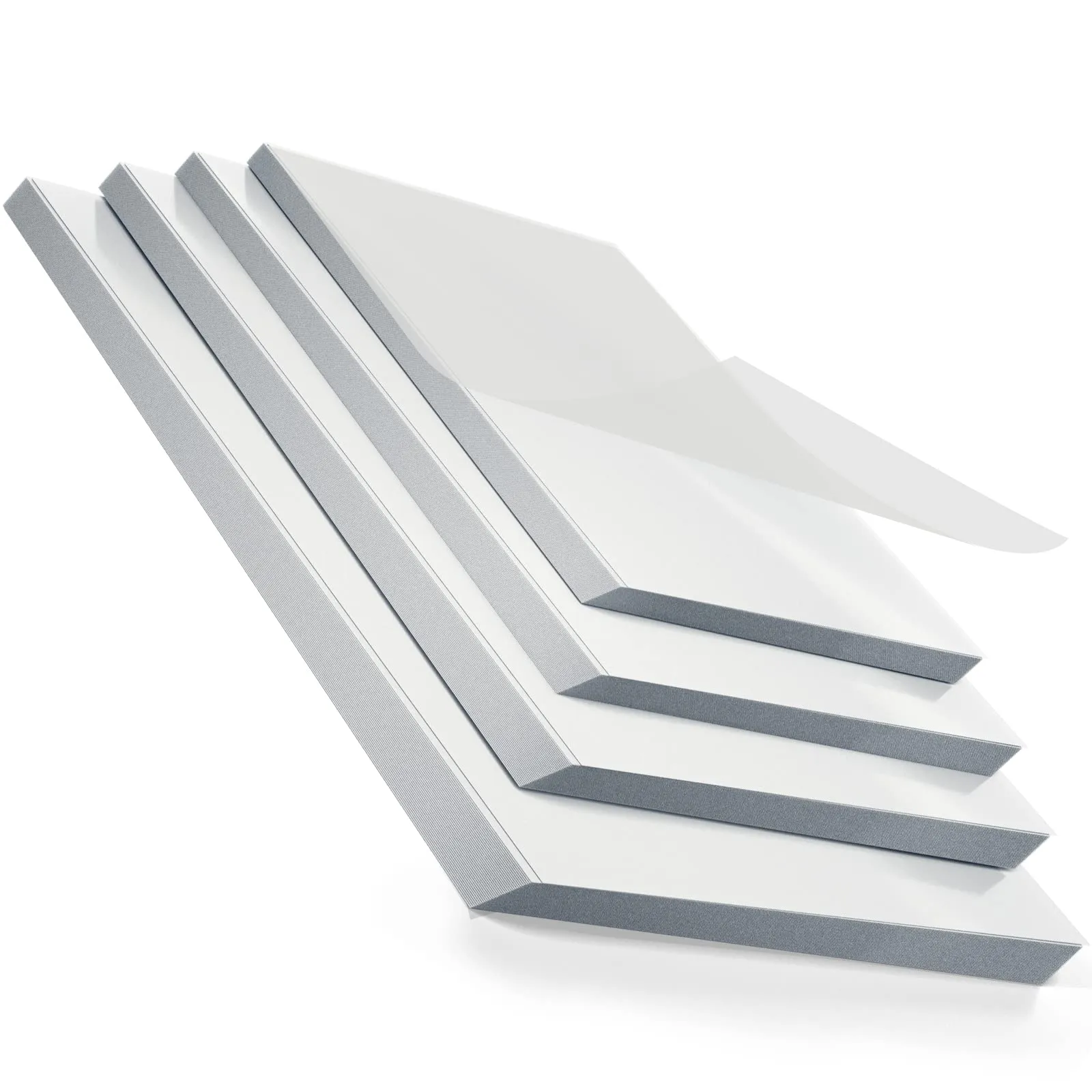 MAXDONE Fogli per Plastificazione a Caldo, 50 Pezzi (A3, A4, A5, A6), 80 Micron - immagine 1
