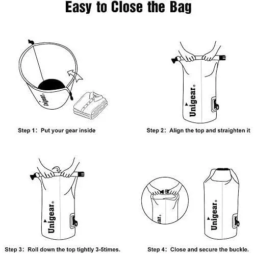 Unigear Borsa Impermeabile 30L Blu con Custodia per Telefono - immagine 5