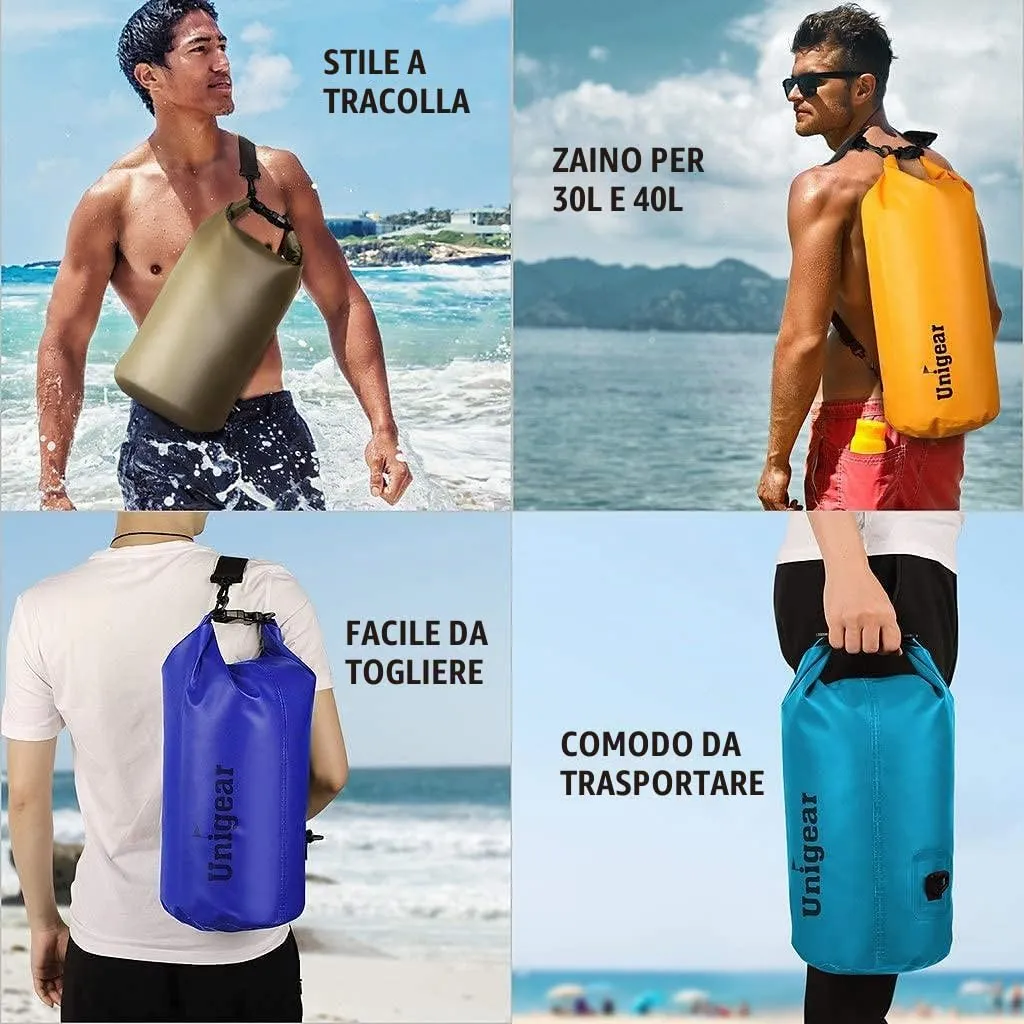 Unigear Borsa Impermeabile 10L con Custodia per Telefono - immagine 7