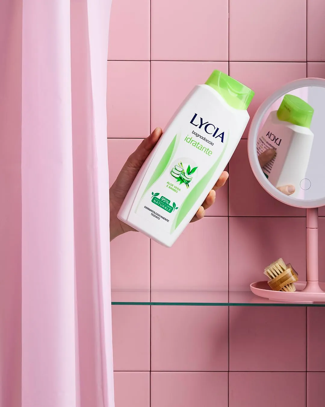 Lycia Bagnoschiuma Idratante con Aloe Vera e Bambù, 750 ml - immagine 2