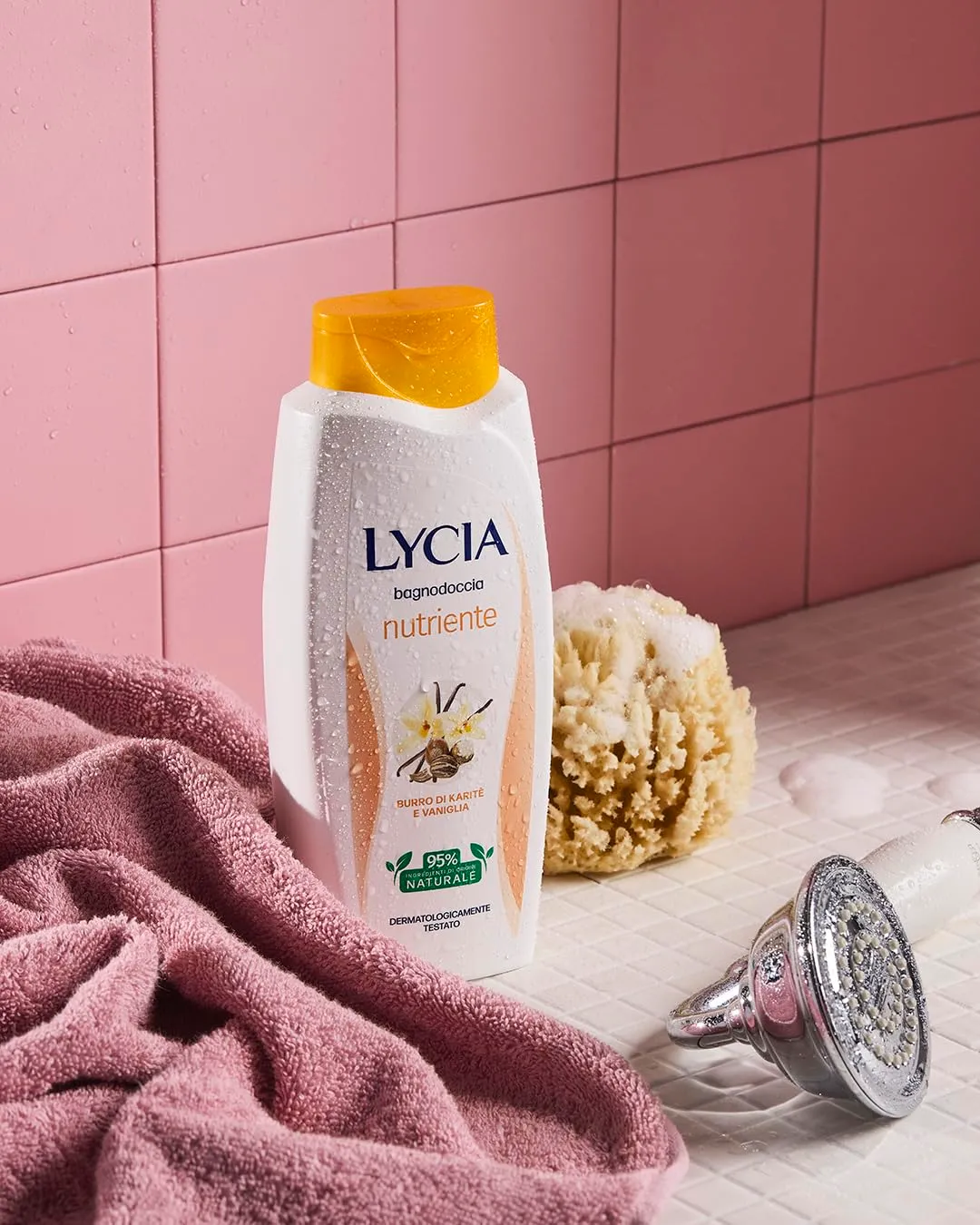 Lycia Bagnoschiuma Nutriente con Burro di Karitè e Vaniglia, 750 ml - immagine 2