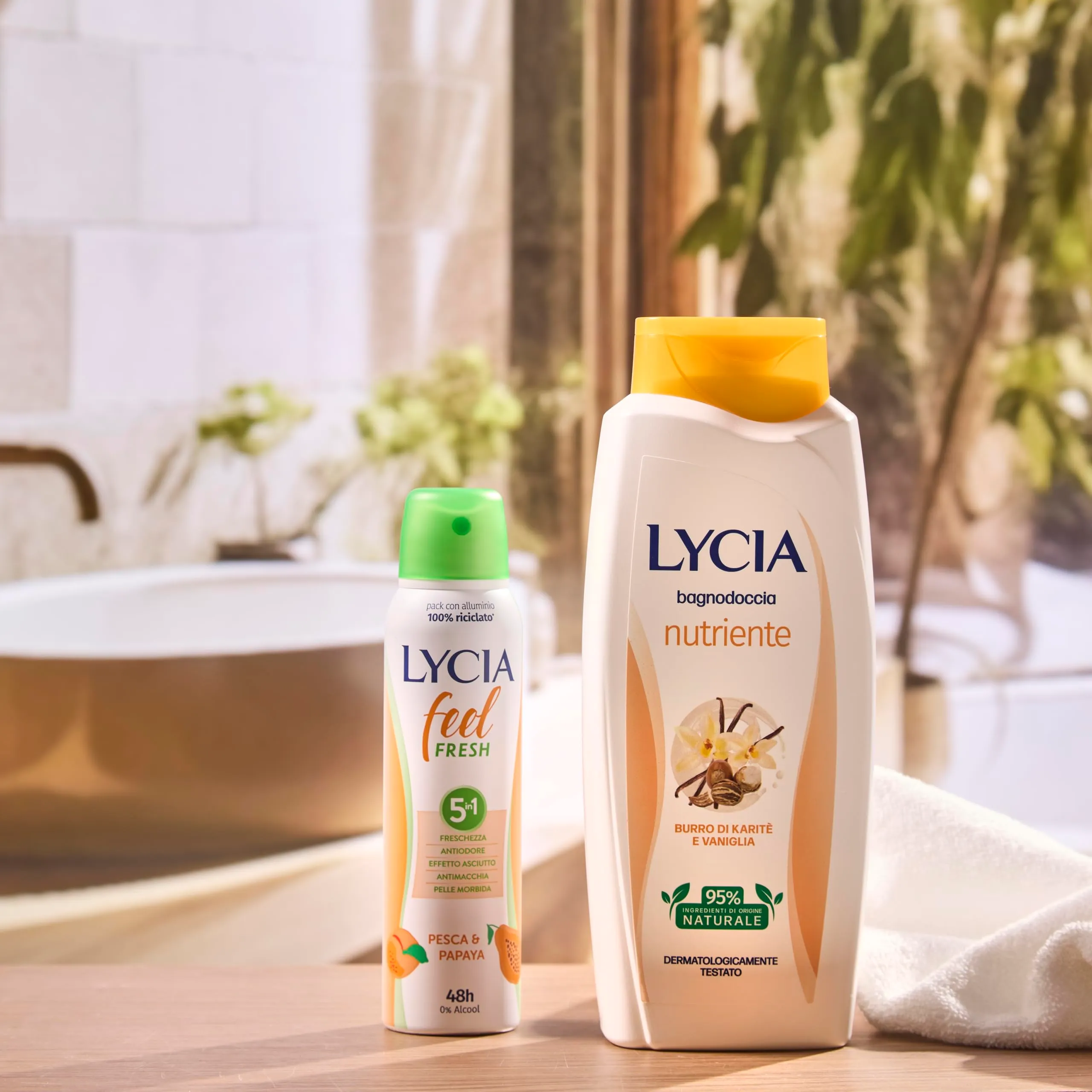 Lycia Bagnoschiuma Nutriente con Burro di Karitè e Vaniglia, 750 ml - immagine 5