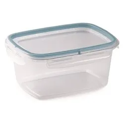 Snips Set 3 Contenitori per Alimenti 1,2L Trasparenti con Coperchio e Chiusure di Sicurezza - immagine 1