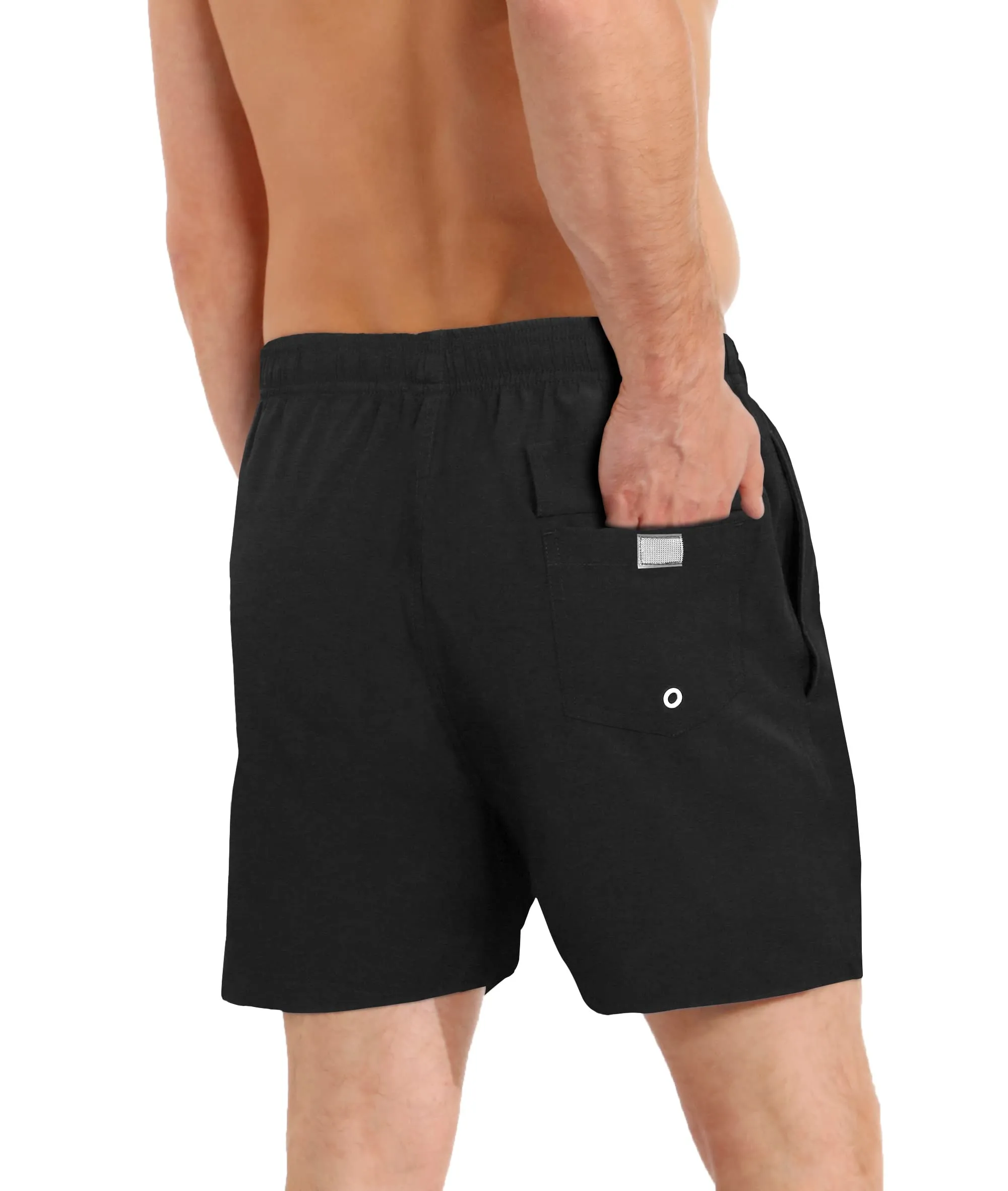 APTRO Pantaloncini da Bagno Uomo Asciugatura Rapida Nero XL - immagine 3