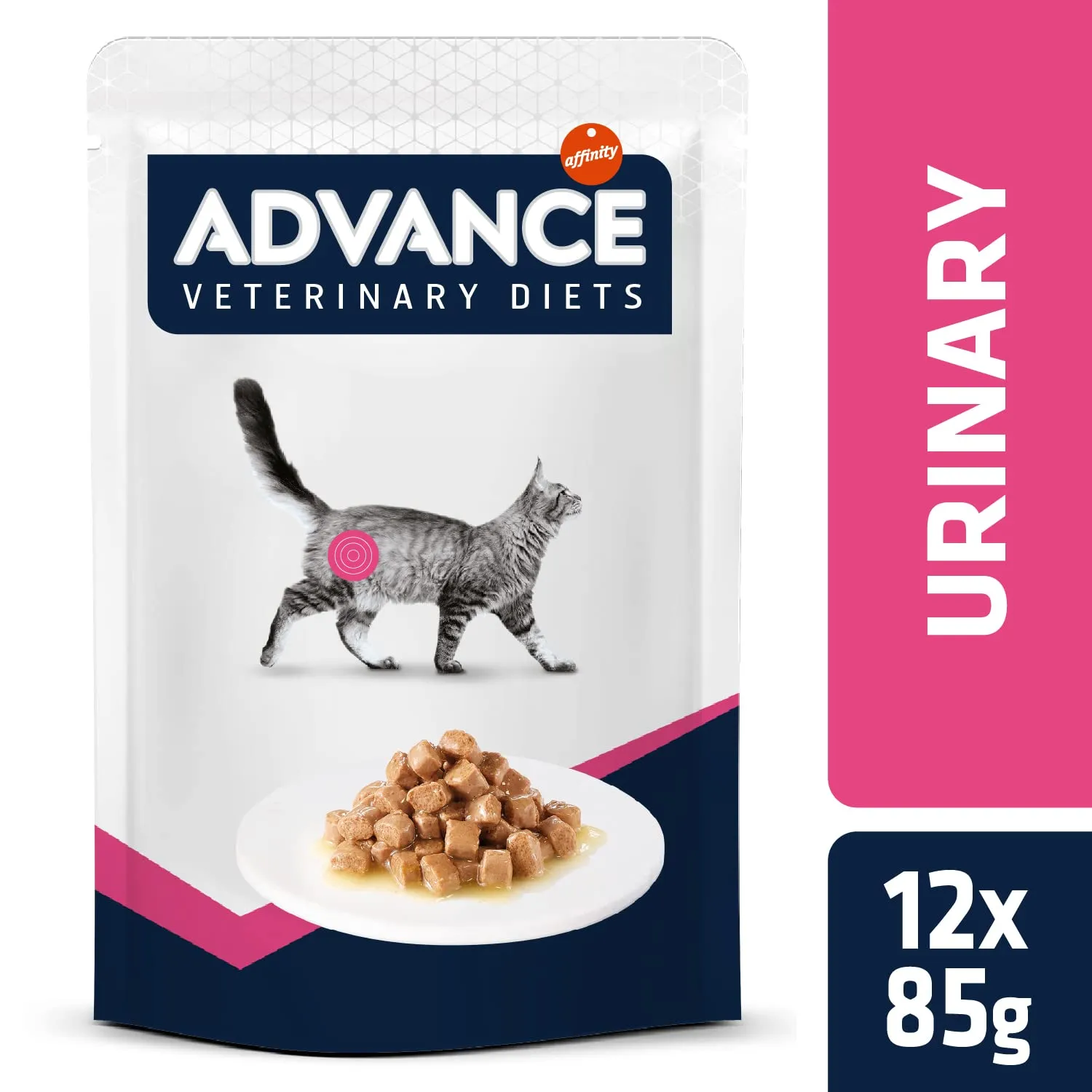 Advance Veterinary Diets Urinary Cibo Umido per Gatti, 12 bustine da 85g - immagine 2
