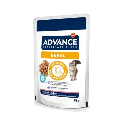 Affinity Advance Veterinary Diets Renal Cibo Umido per Gatti, Multipack 12 bustine da 85g - immagine 2