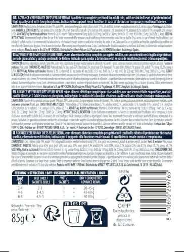 Affinity Advance Veterinary Diets Renal Cibo Umido per Gatti, Multipack 12 bustine da 85g - immagine 3