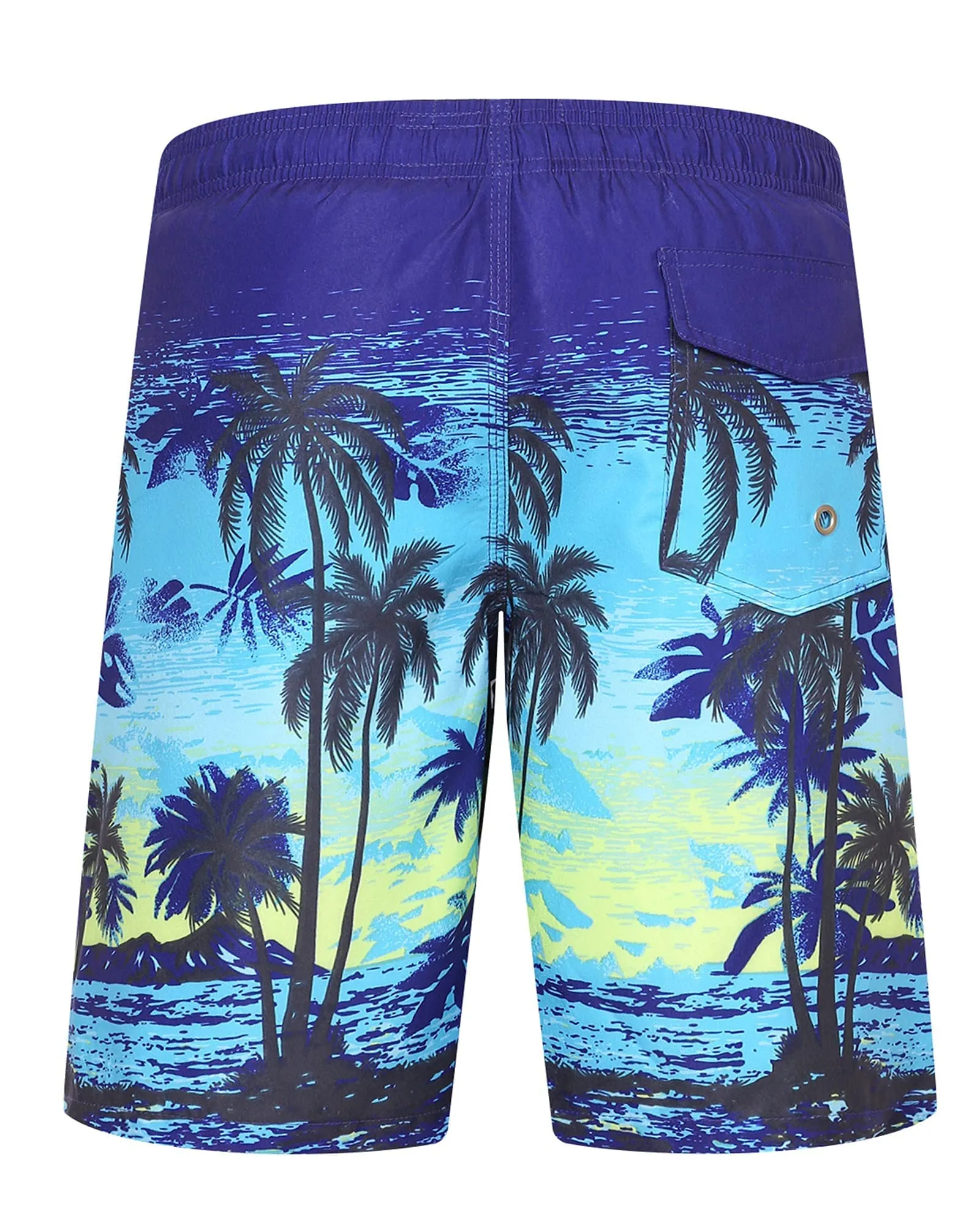 APTRO Pantaloncini da Bagno Uomo Stampa Hawaiana S0005 con Fodera in Rete 3XL - immagine 1