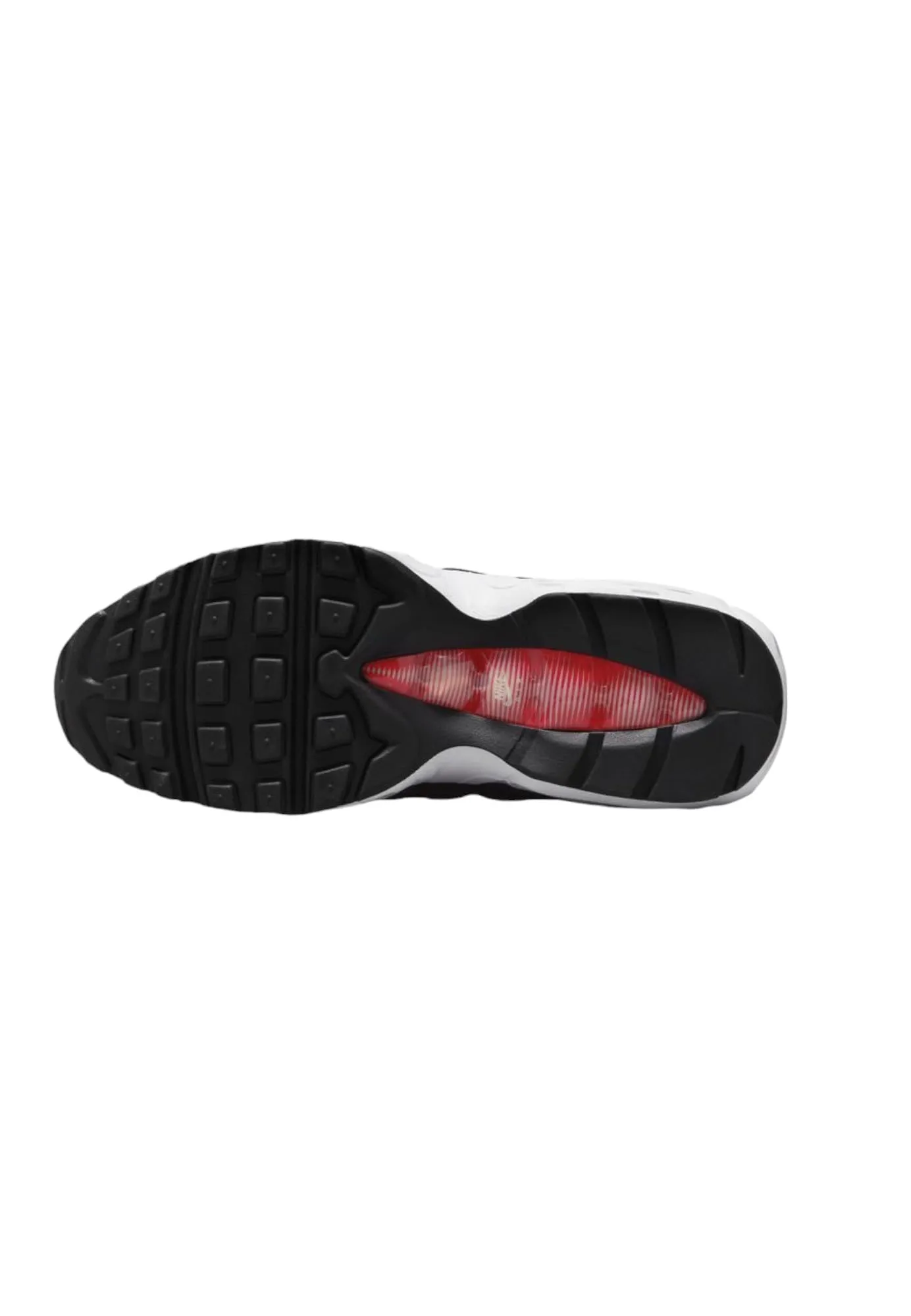 Nike Air Max 95 Women's Running Shoes - White Black Lt Iron Ore University Red - 36 EU - immagine 3