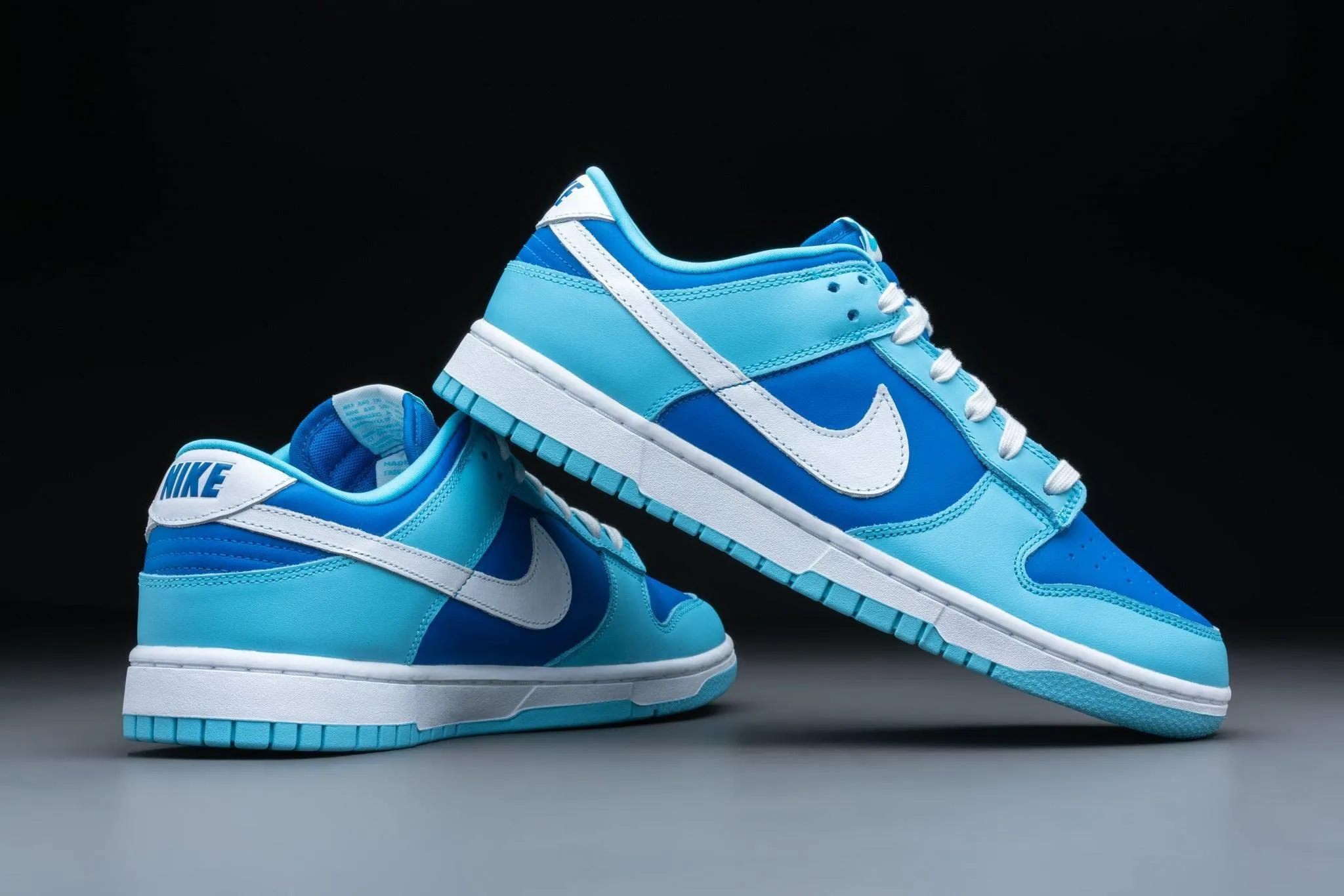 Nike Dunk Low Flash White Argon Blue Flash 46 EU - immagine 4