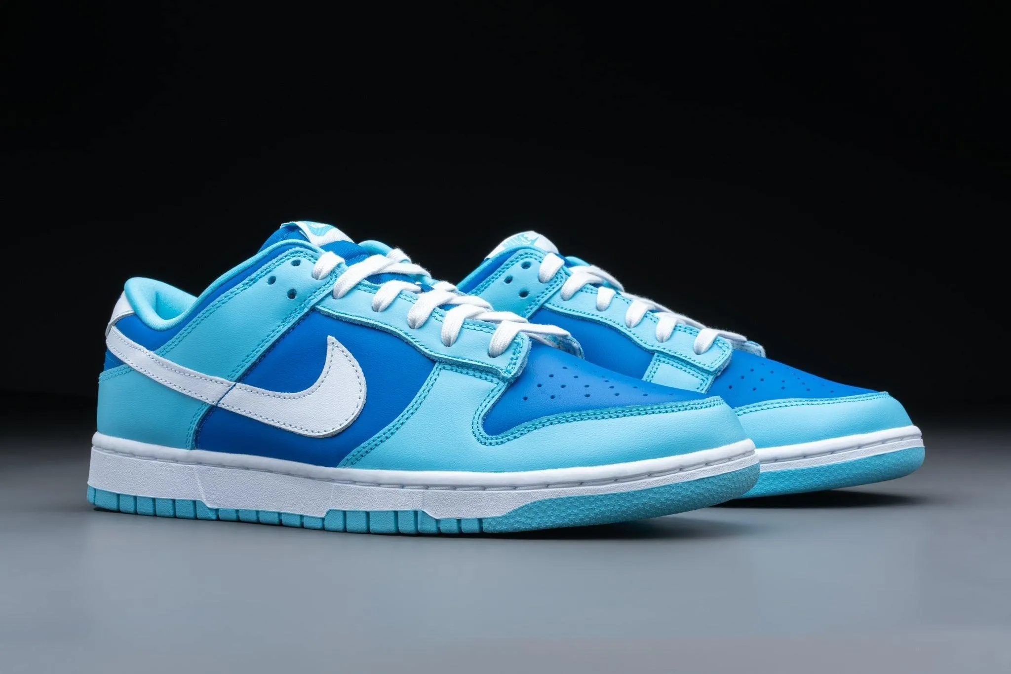 Nike Dunk Low Flash White Argon Blue Flash 46 EU - immagine 6