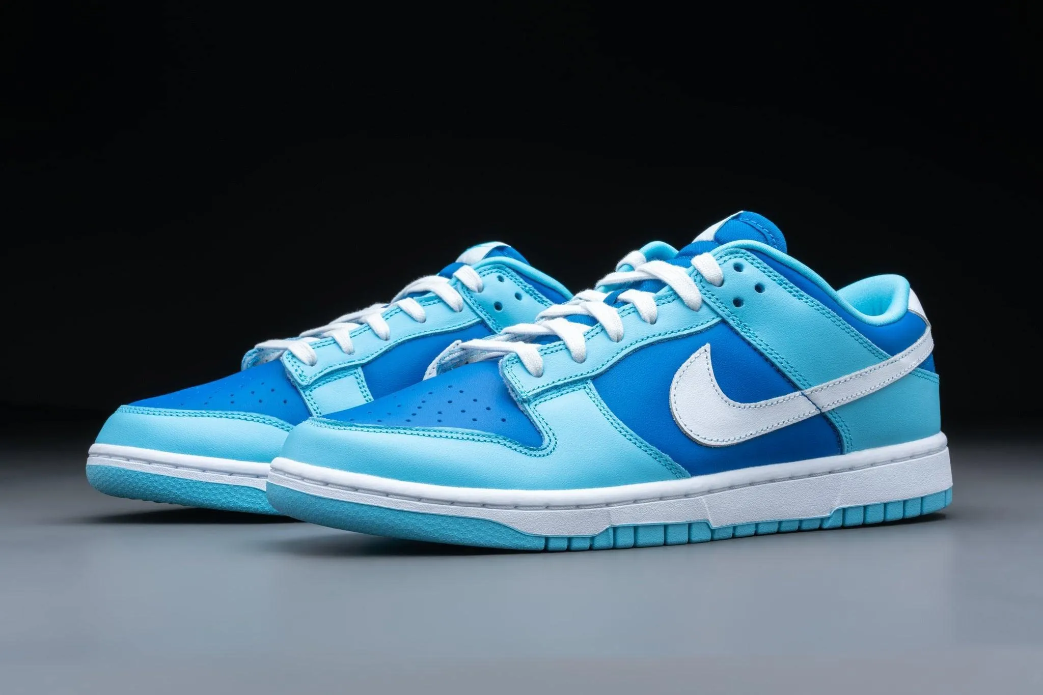 Nike Dunk Low Flash White Argon Blue Flash 46 EU - immagine 7