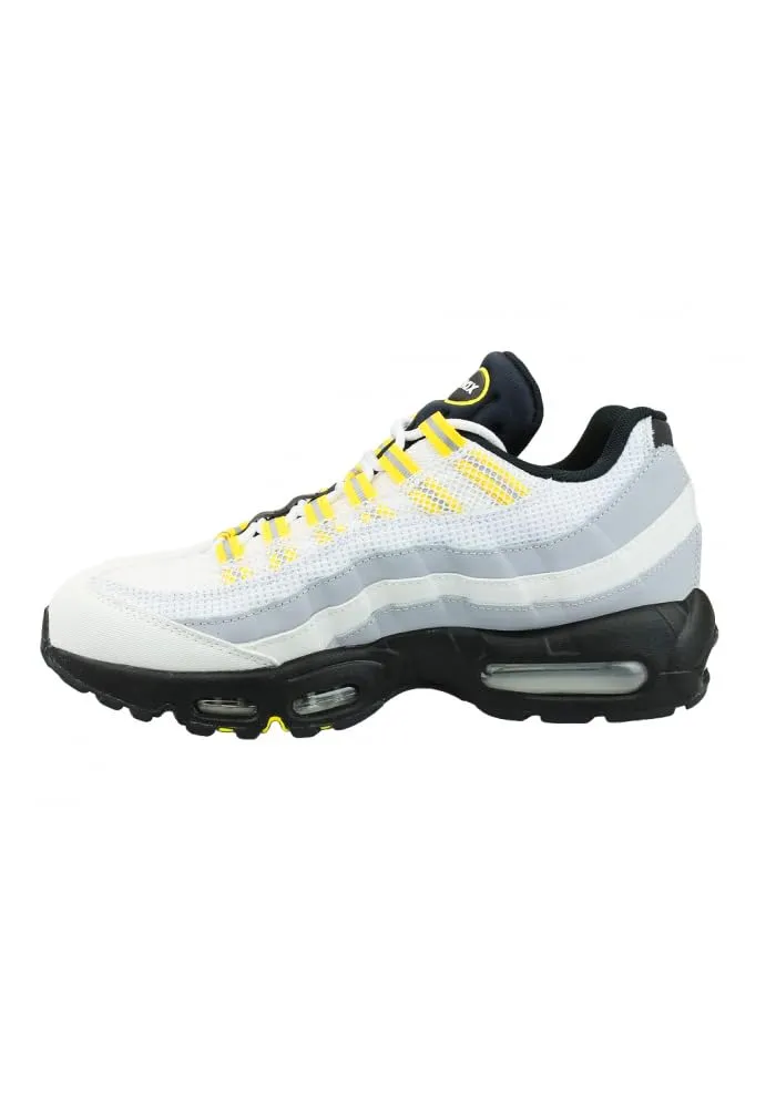 Nike Air Max 95 Men's Sneakers - White Tour Giallo Nero Lupo Grigio - 42.5 EU - immagine 3
