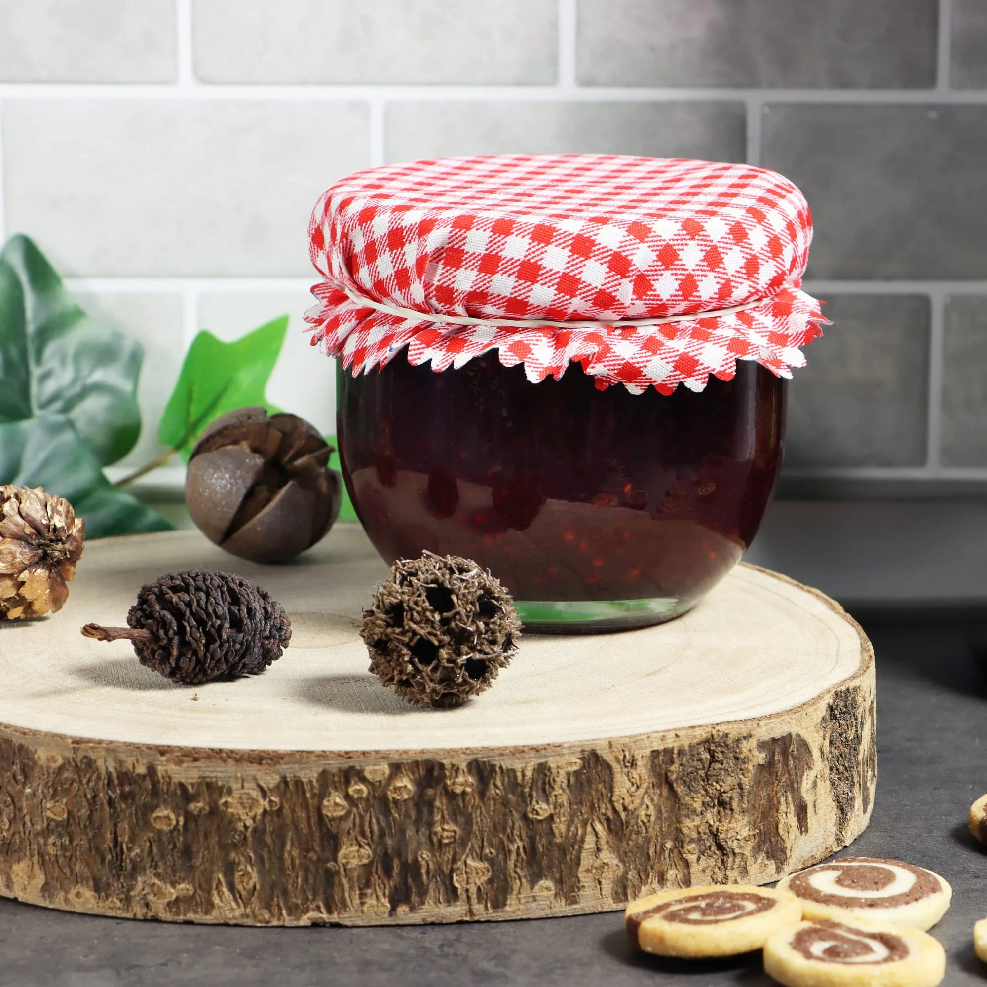 com-four 30 Centrini Decorativi per Barattoli e Marmellata - immagine 2