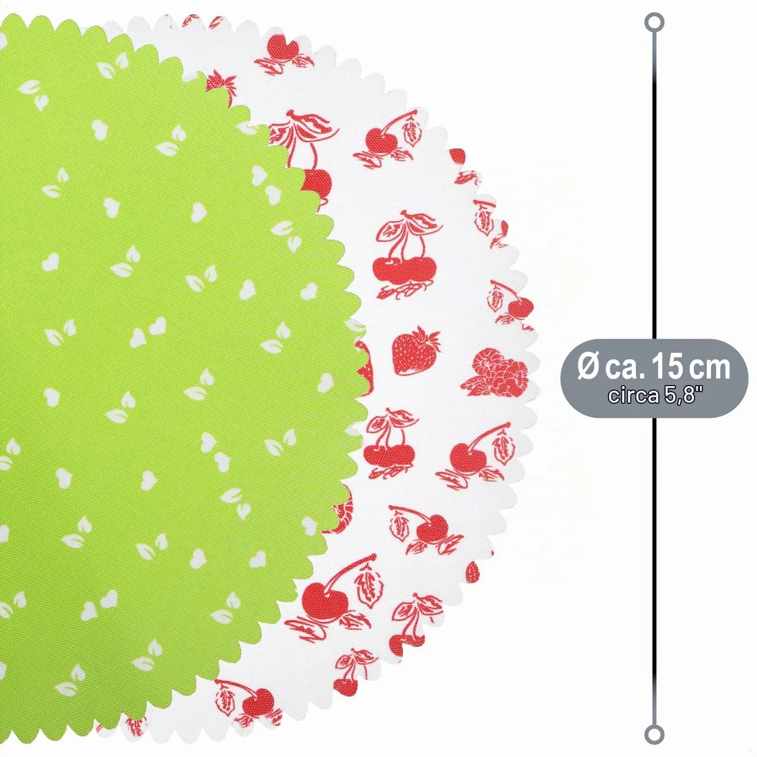 com-four 30x centrini decorativi per barattoli di conserva - immagine 6