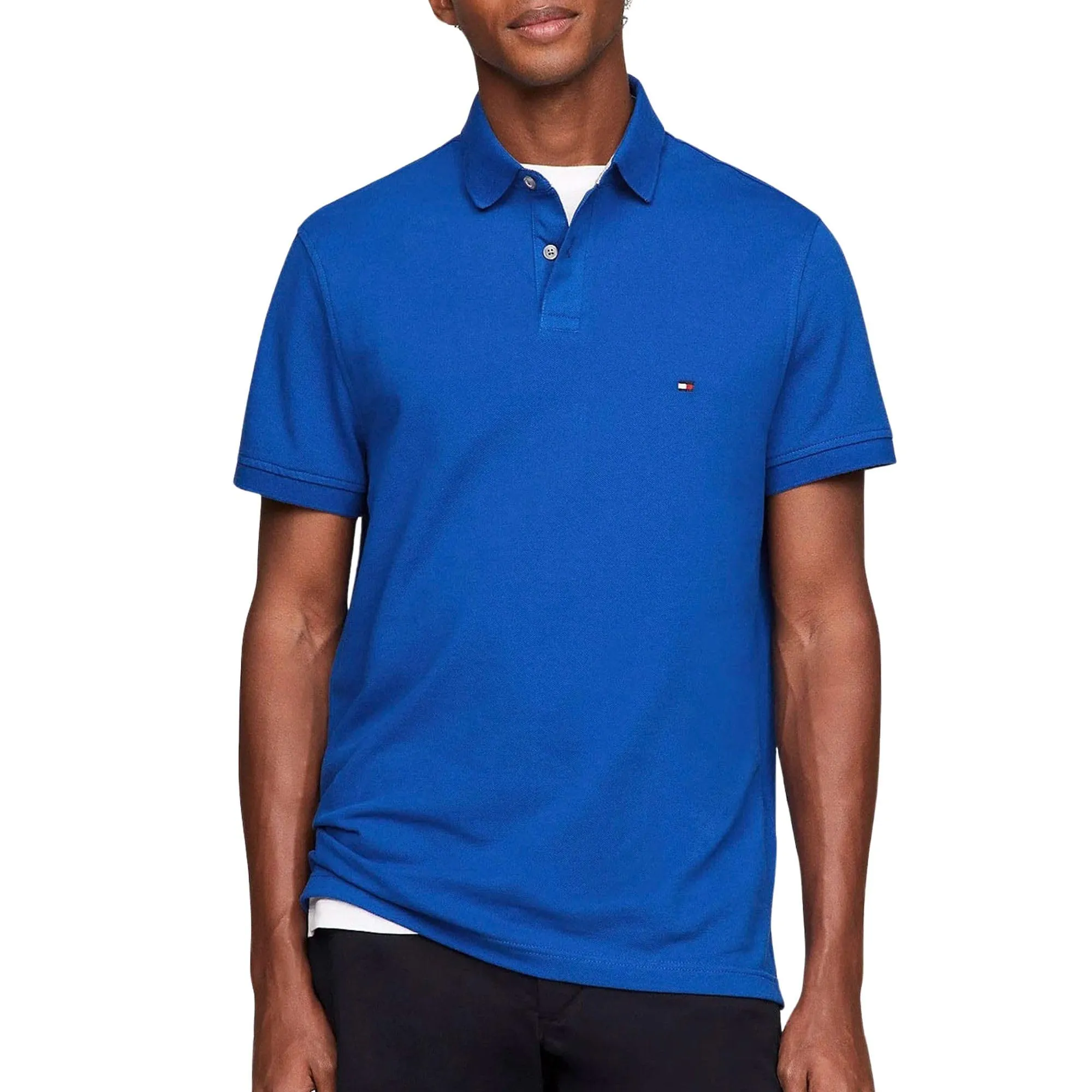 Tommy Hilfiger 1985 Regular Fit Polo Shirt, Blu (Ultra Blue), M - immagine 1