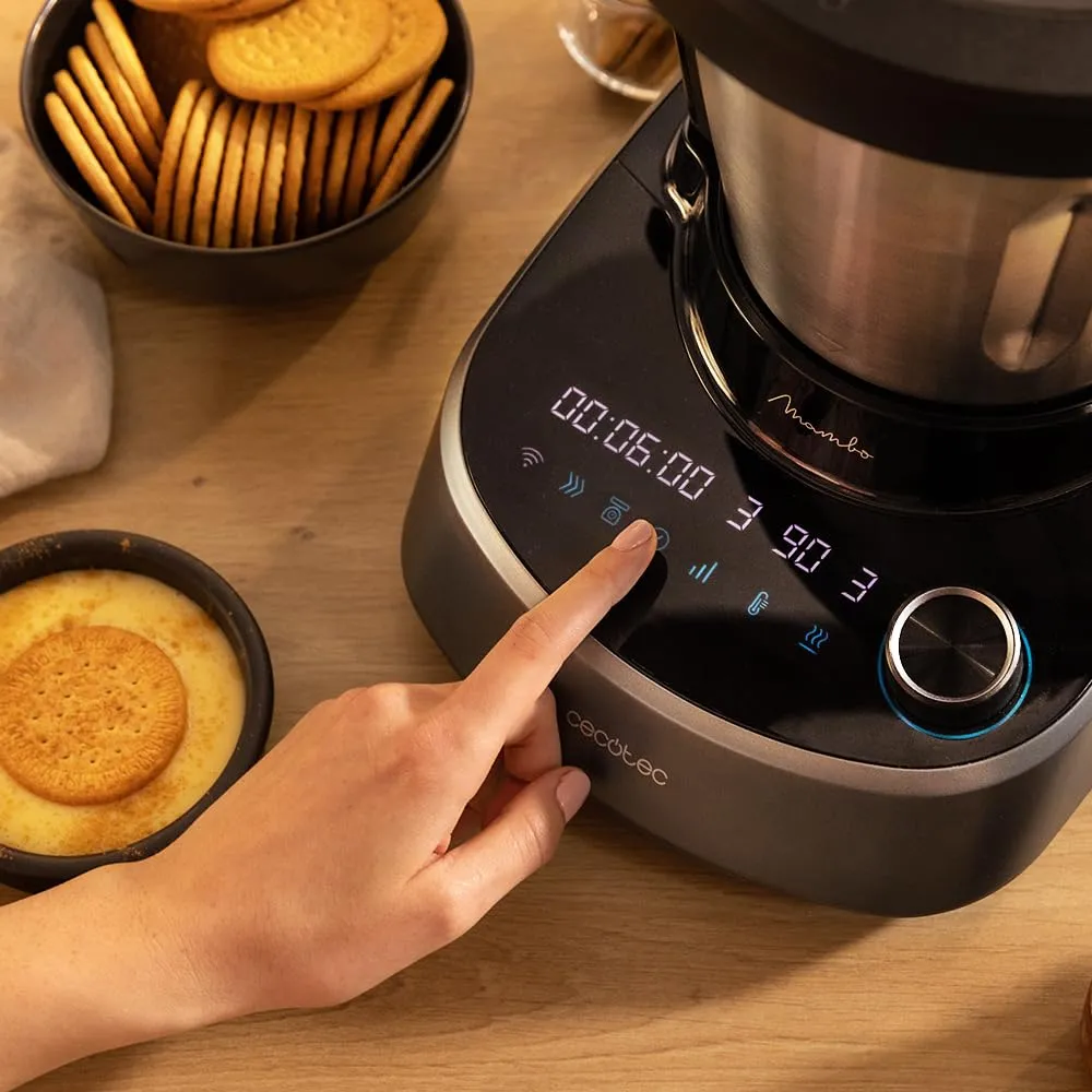 Cecotec Mambo 11090 Robot da Cucina Multifunzione, 1600W, 37 Funzioni, App, Bilancia e Brocca 3,3L in Acciaio Inox - immagine 11