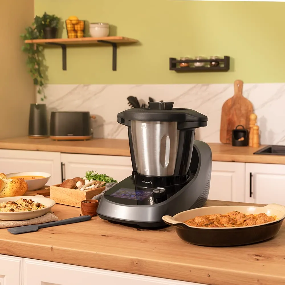 Cecotec Mambo Touch Robot di Cucina Multifunzione con Caraffa Habana, 1600 W, 37 Funzioni, Schermo TFT 5", Bilancia e Caraffa in acciaio inox 3,3 litri - immagine 2