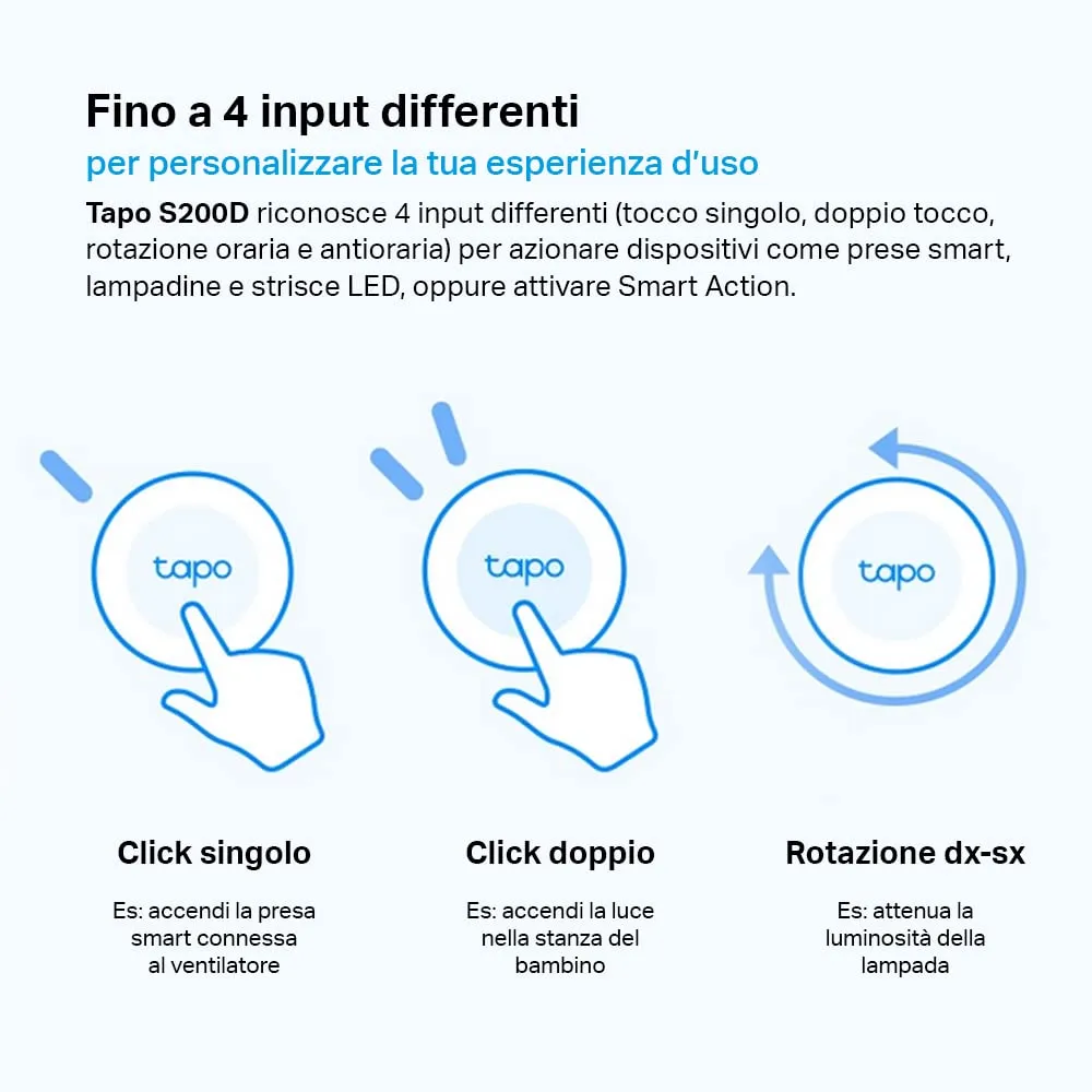 Tapo S200D Dimmer Smart Remoto per Luci (Hub Richiesto) - immagine 3